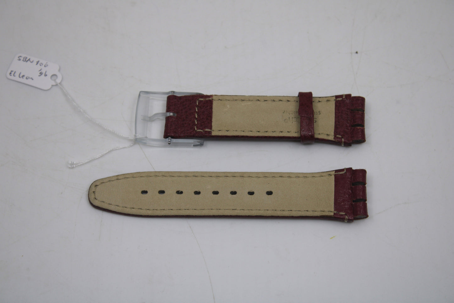 1996, Vintage Swatch Strap, 'El Leon', SBN106, Aqua Chrono, 19mm, NEW OLD STOCK, Never Used