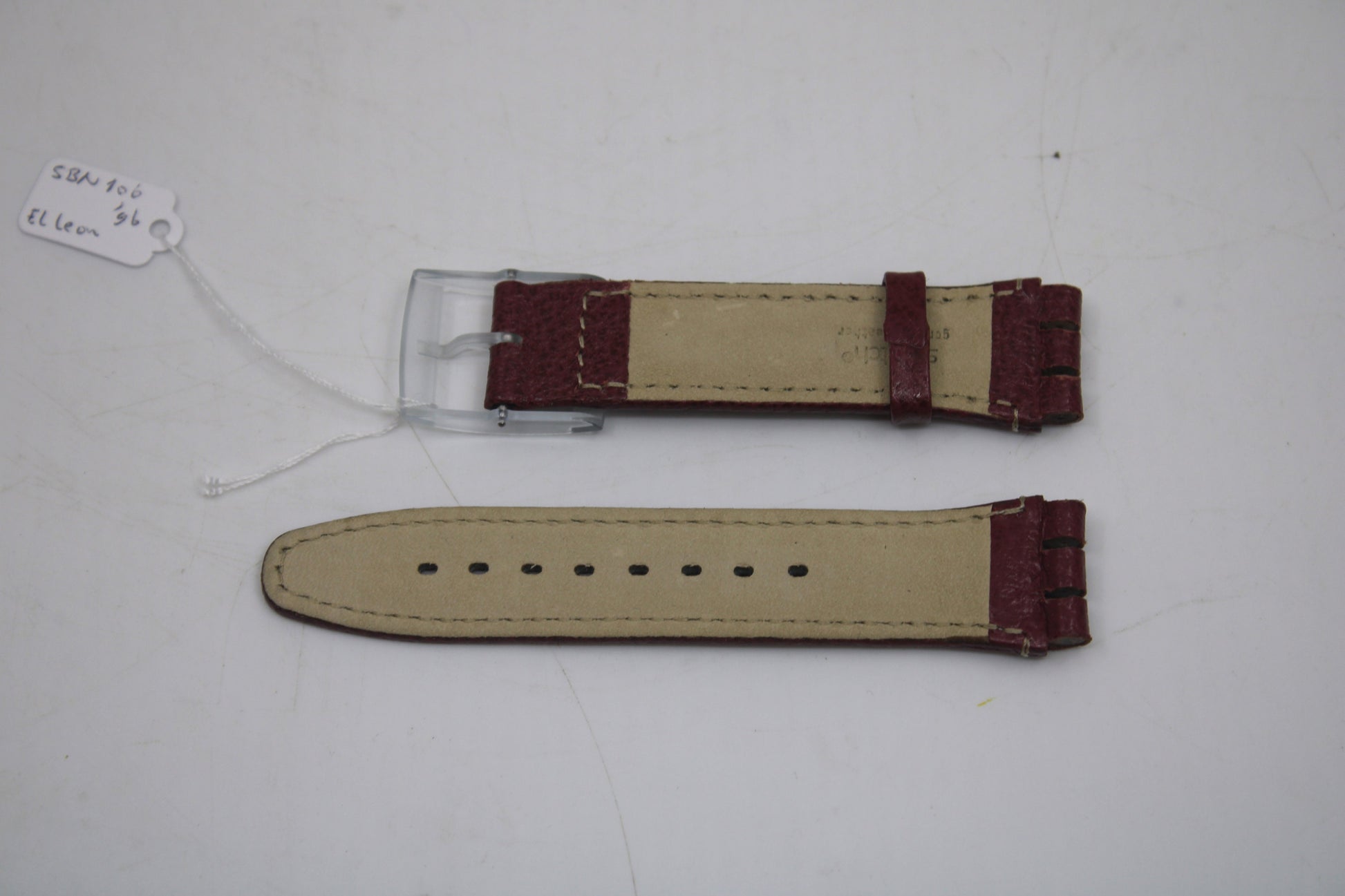 1996, Vintage Swatch Strap, 'El Leon', SBN106, Aqua Chrono, 19mm, NEW OLD STOCK, Never Used