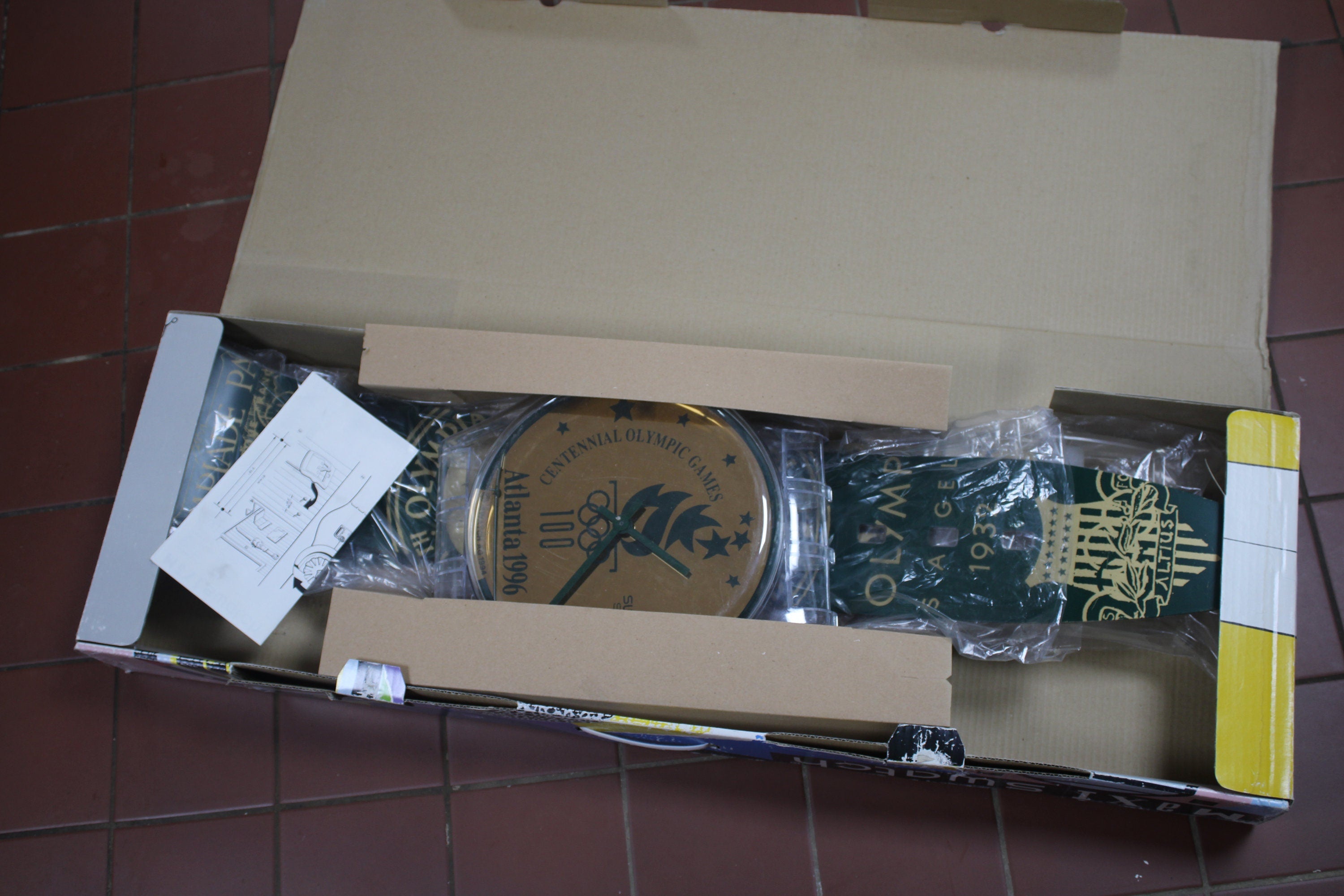 VERY GOOD condition 1996 Maxi Swatch, 'Atlanta 1996', MGZ139