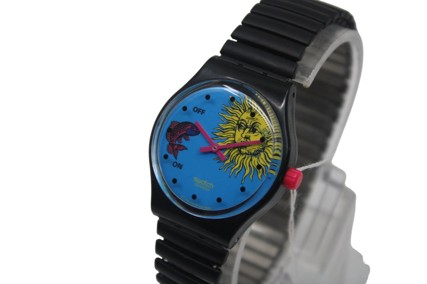 1993 Vintage Musicall Swatch 'Europe in Concert' SLB101, Jean Michel Jarre, NICE, used condition, working 100% with non-original strap