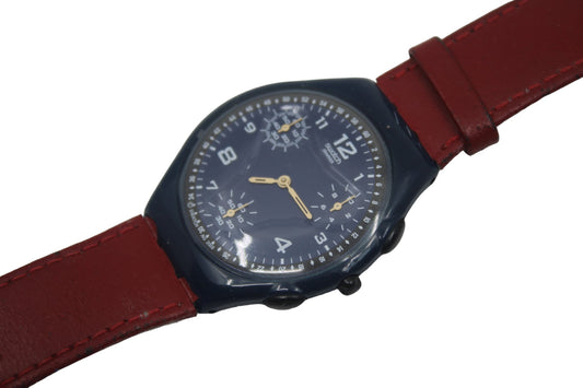 2001 'Outrage' vintage Skin Chrono Swatch SUYN100, Nice and Unused Condition, it is working 100%