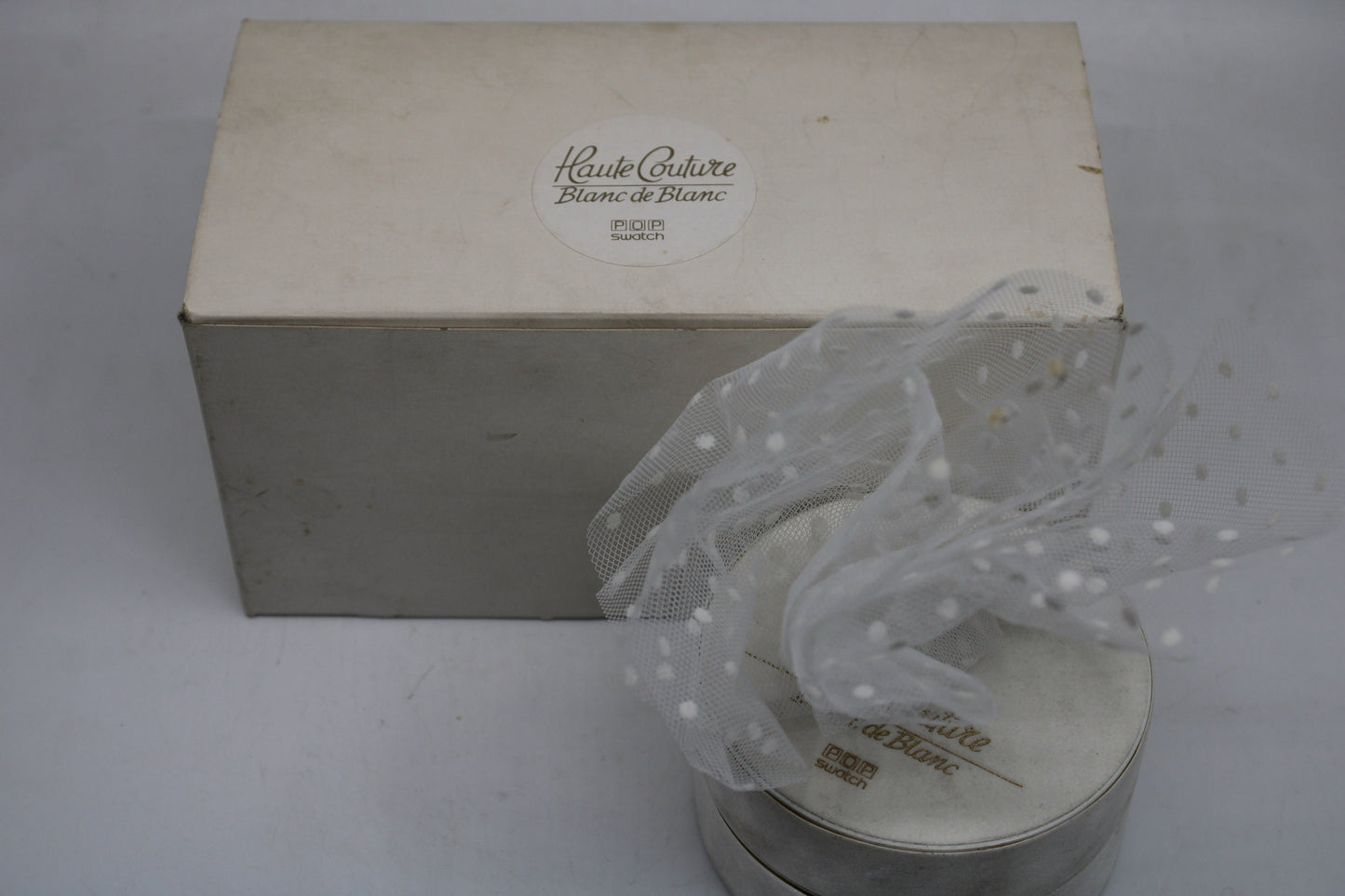 1988, Swatch, PopSwatch, Special 'Blanc de Blanc', PWBW104, NEW OLD STOCK, Never Used