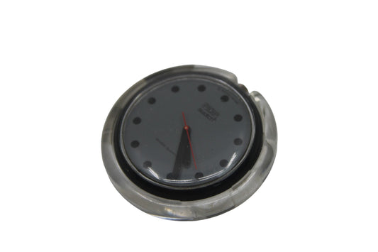 1987, Swatch, PopSwatch, 'Black Dots', BB103, nice, much used condition, NO strap, watch + ring only