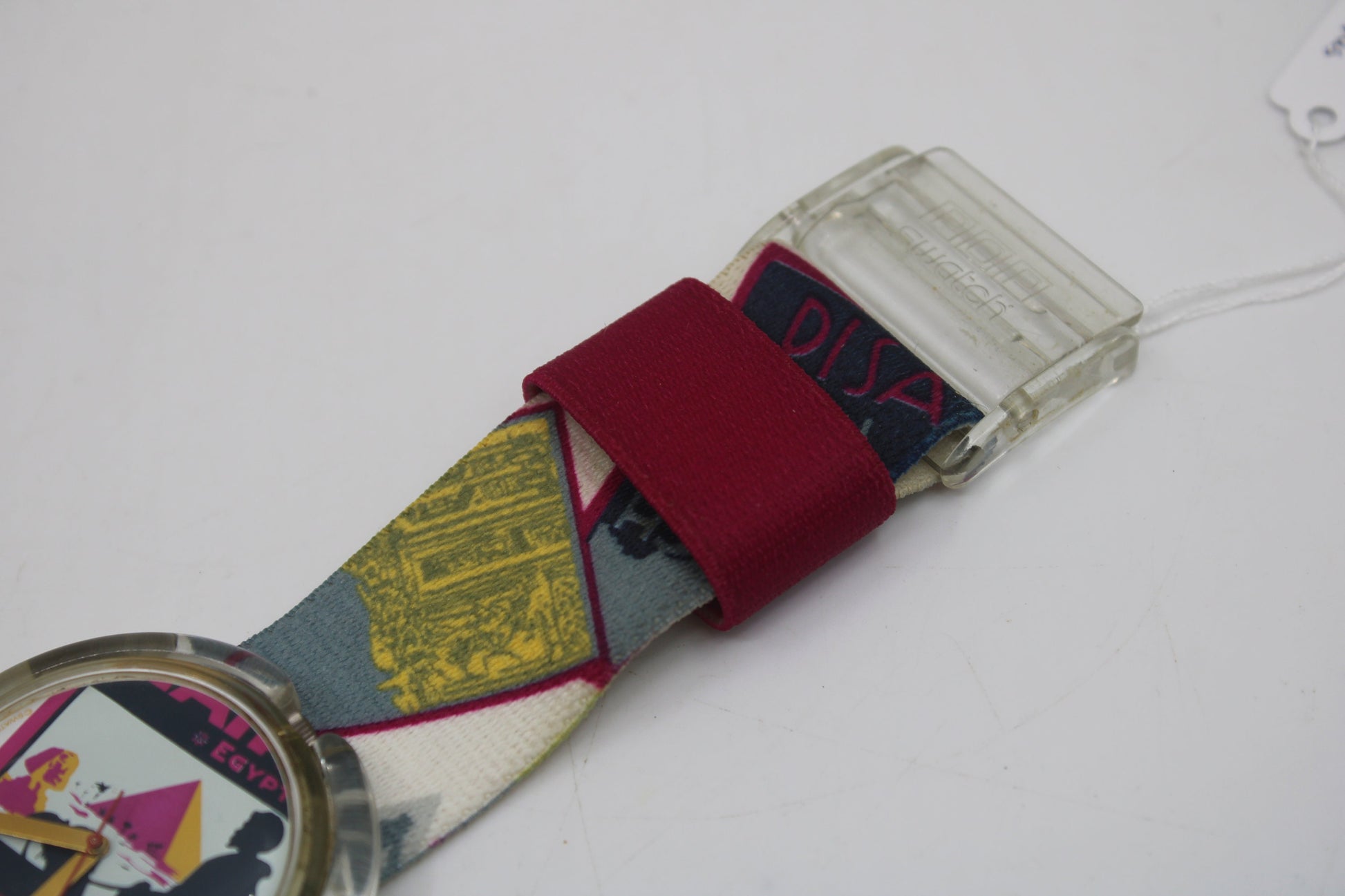 Swatch, PopSwatch, 1991, 'Raffles', PWK140, VERY nice used condition, original ring and strap