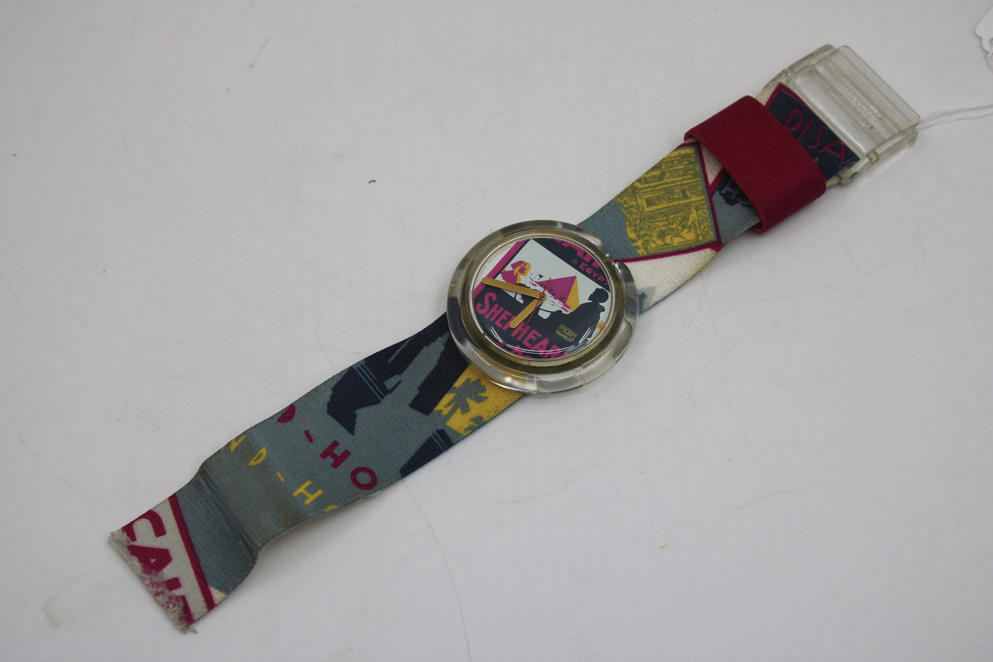 Swatch, PopSwatch, 1991, 'Raffles', PWK140, VERY nice used condition, original ring and strap