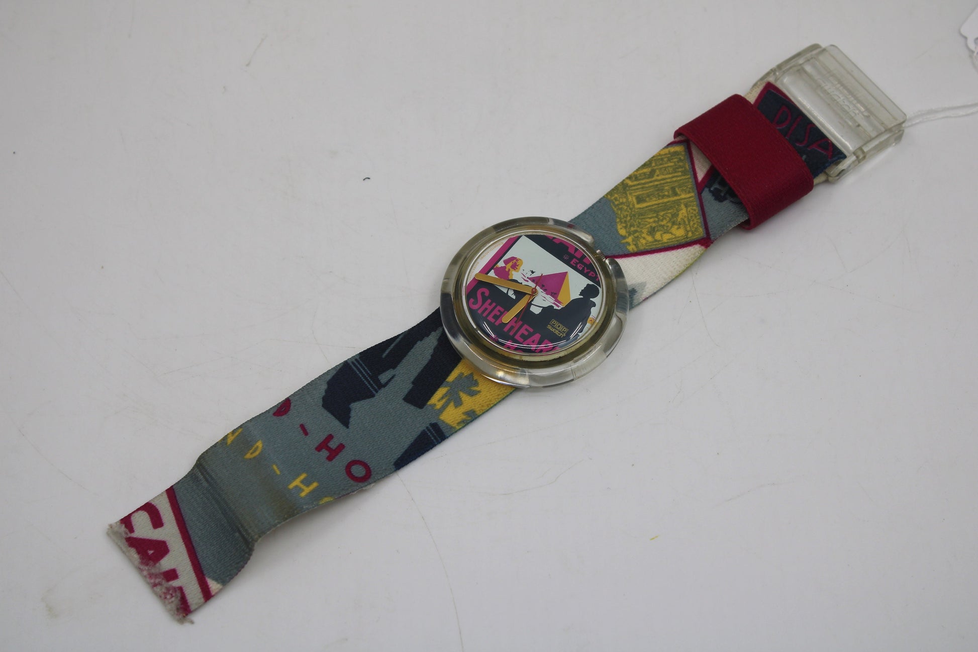 Swatch, PopSwatch, 1991, 'Raffles', PWK140, VERY nice used condition, original ring and strap