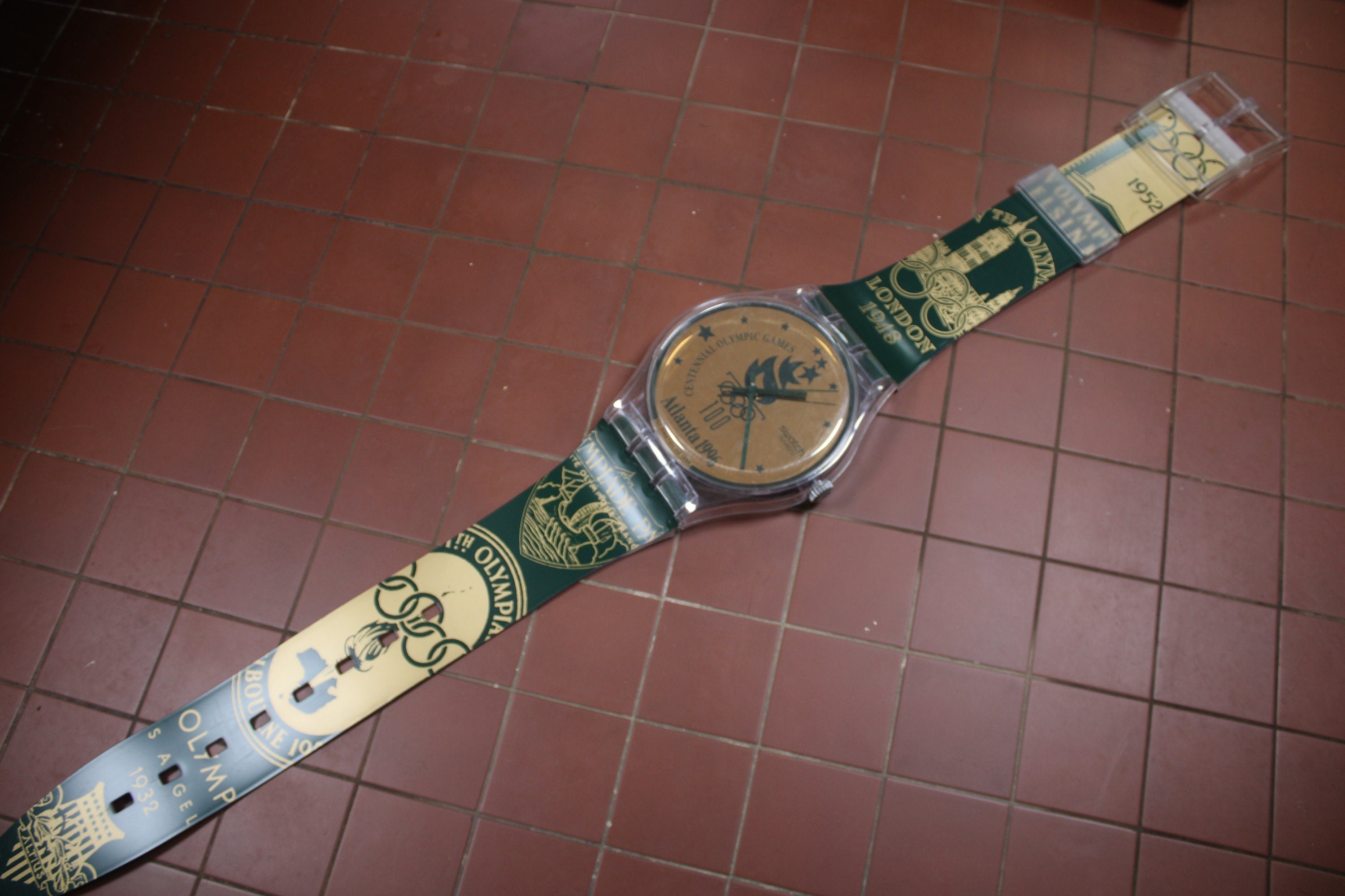 VERY GOOD condition 1996 Maxi Swatch, 'Atlanta 1996', MGZ139