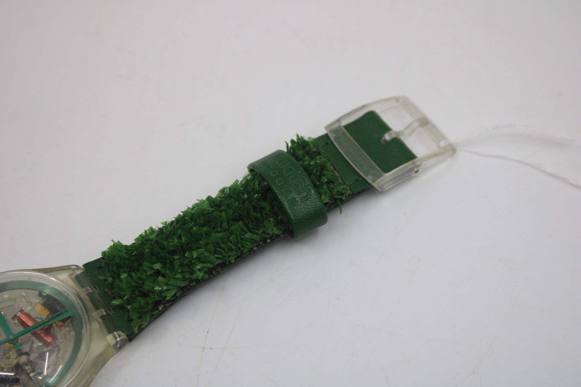 Vintage Gents Swatch 'Garden Turf' SKZ103, NEW OLD STOCK, working 100% with the original strap