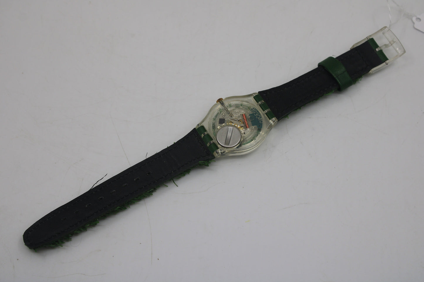Vintage Gents Swatch 'Garden Turf' SKZ103, NEW OLD STOCK, working 100% with the original strap
