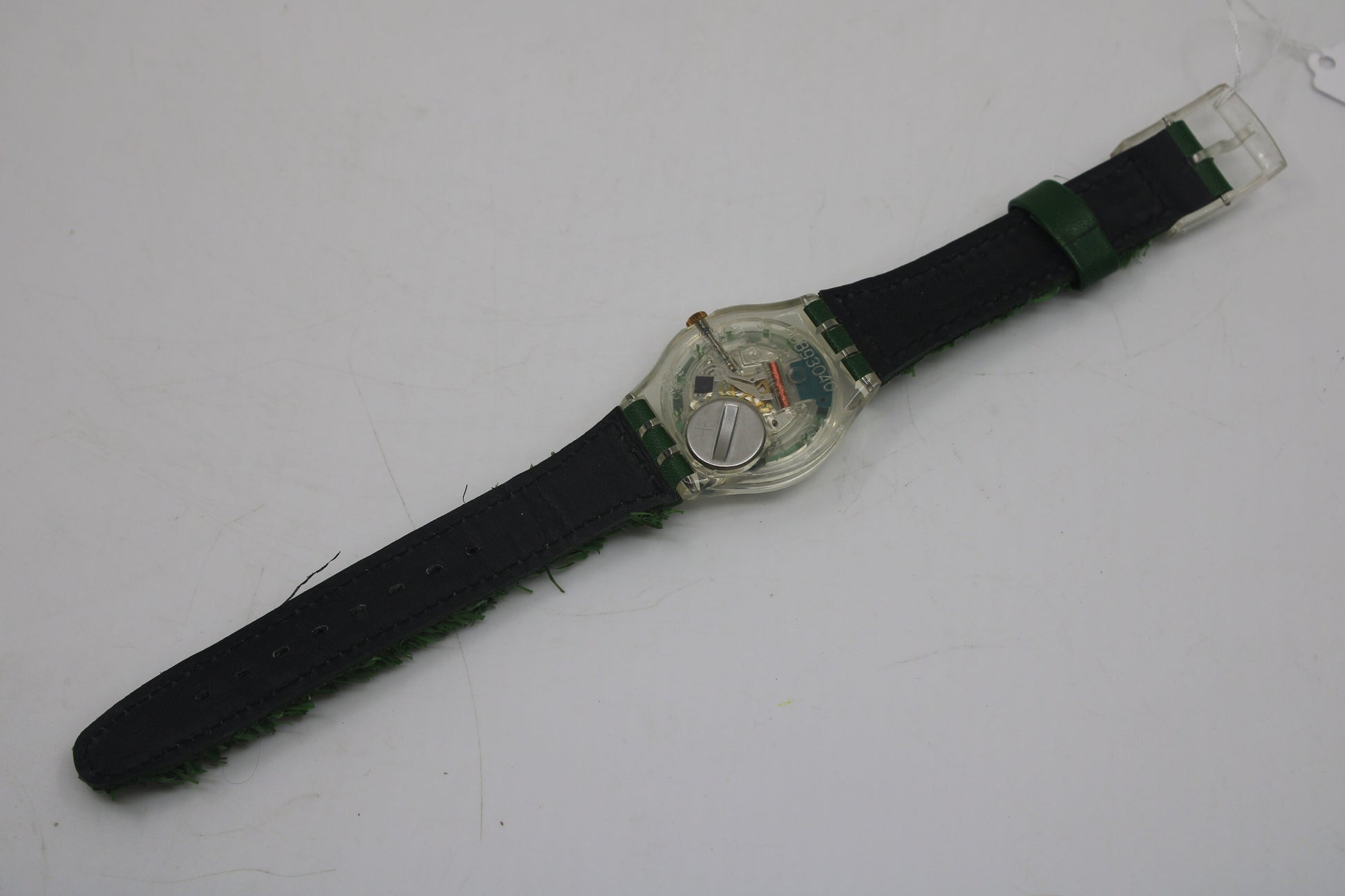Vintage Gents Swatch 'Garden Turf' SKZ103, NEW OLD STOCK, working 100% with the original strap