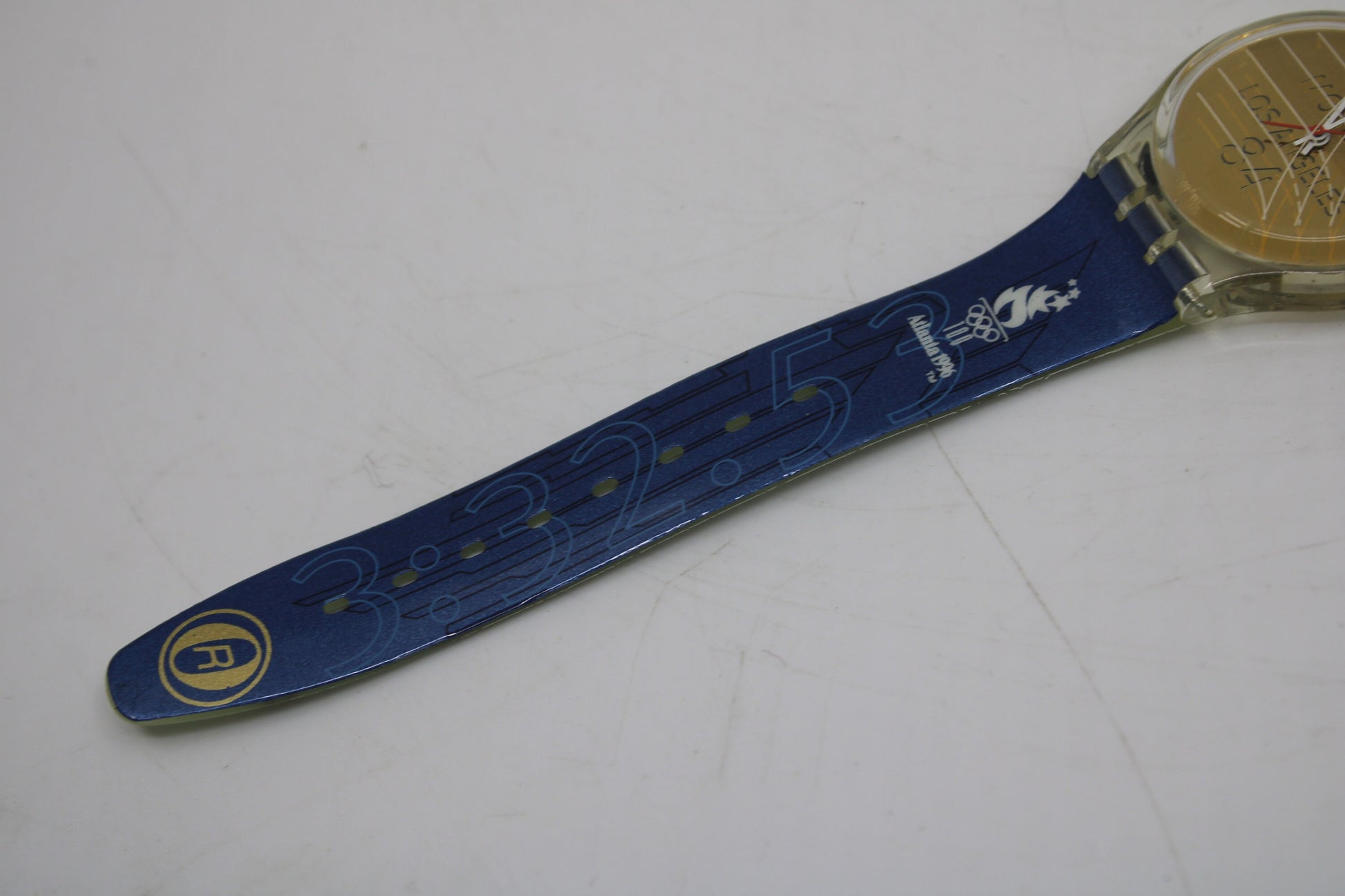 Vintage Olympic Gents Swatch 'Sebastian Coe' GZ149, Never Worn, working 100% with original strap