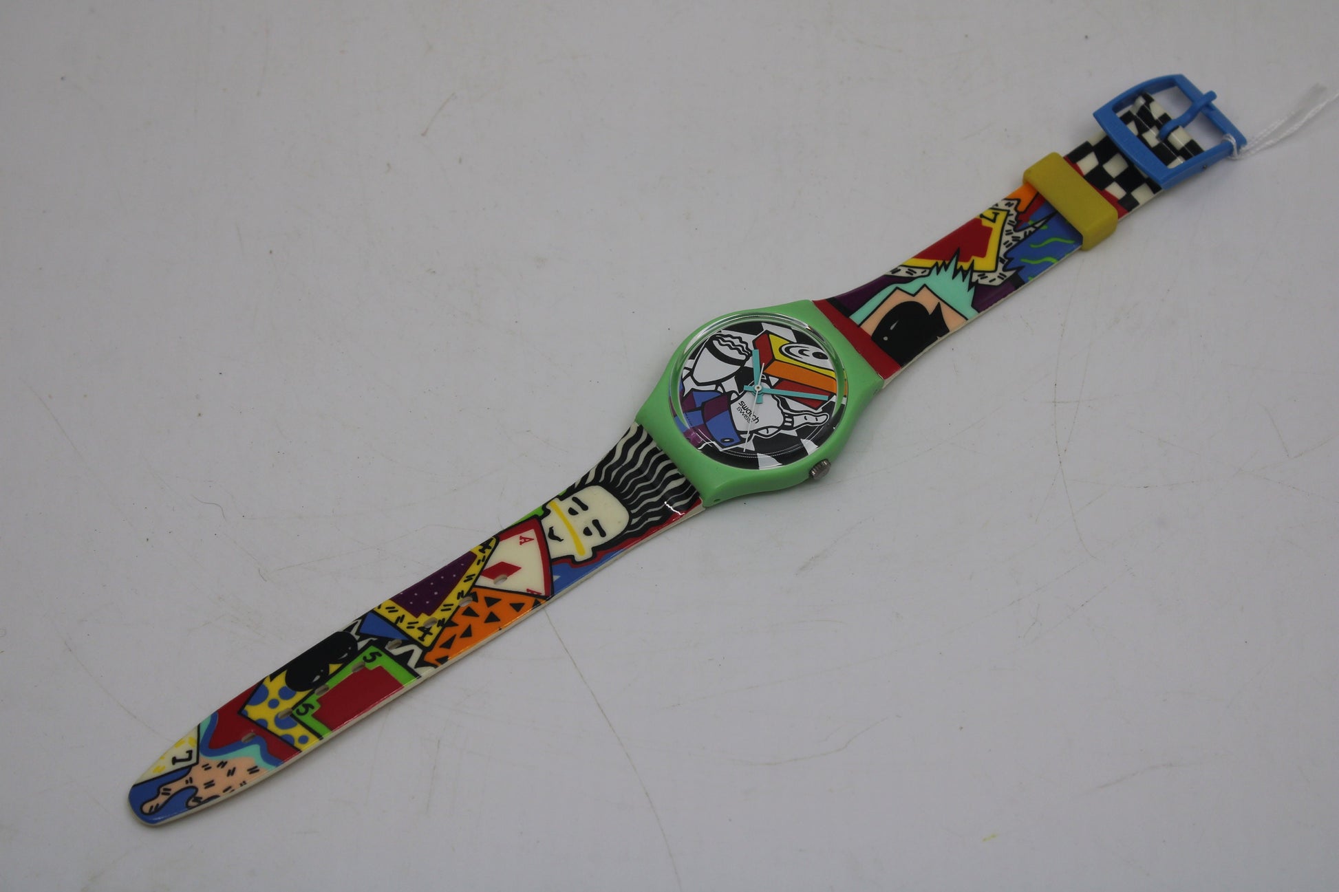Vintage Gents Swatch 'Rapp-er' GG134, New Old Stock, Never Worn, working 100%