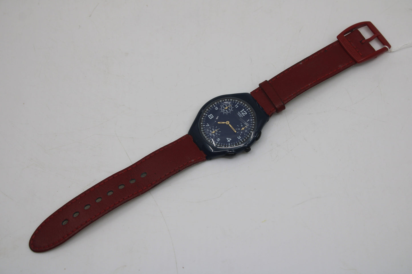 2001 'Outrage' vintage Skin Chrono Swatch SUYN100, Nice and Unused Condition, it is working 100%