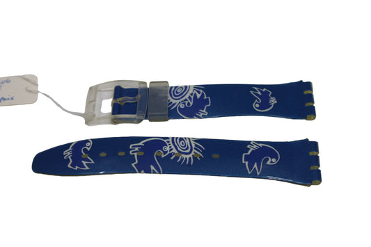 1995, Vintage Swatch Strap, 'Vive La Paix', GK206, 17mm, Gents, New Old Stock