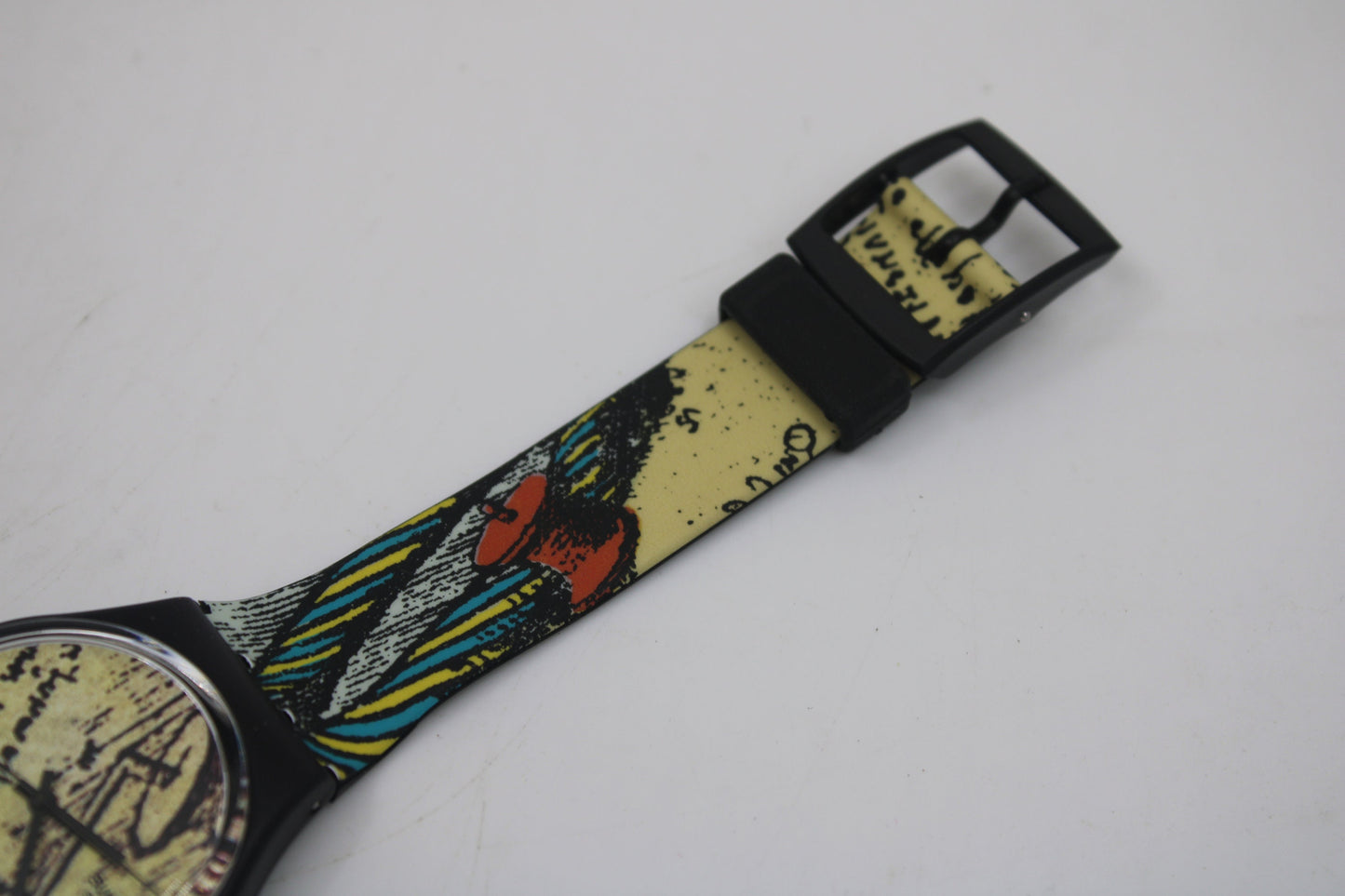 NEW OLD STOCK 1990 Vintage Gents Swatch 'Engineer' GB138, working 100% with the original strap