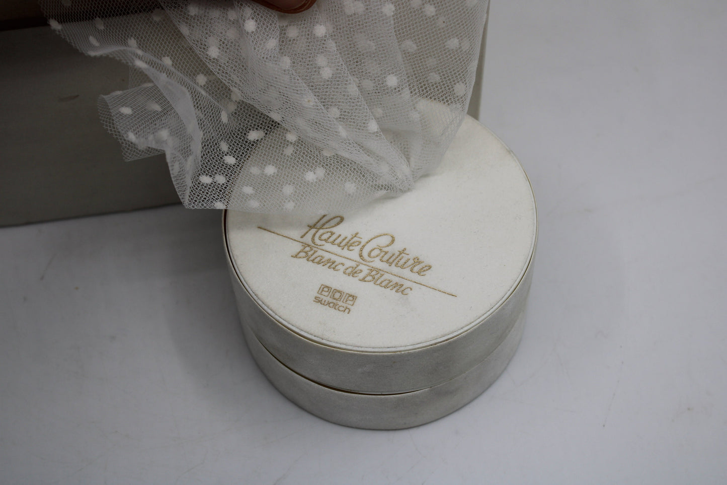 1988, Swatch, PopSwatch, Special 'Blanc de Blanc', PWBW104, NEW OLD STOCK, Never Used