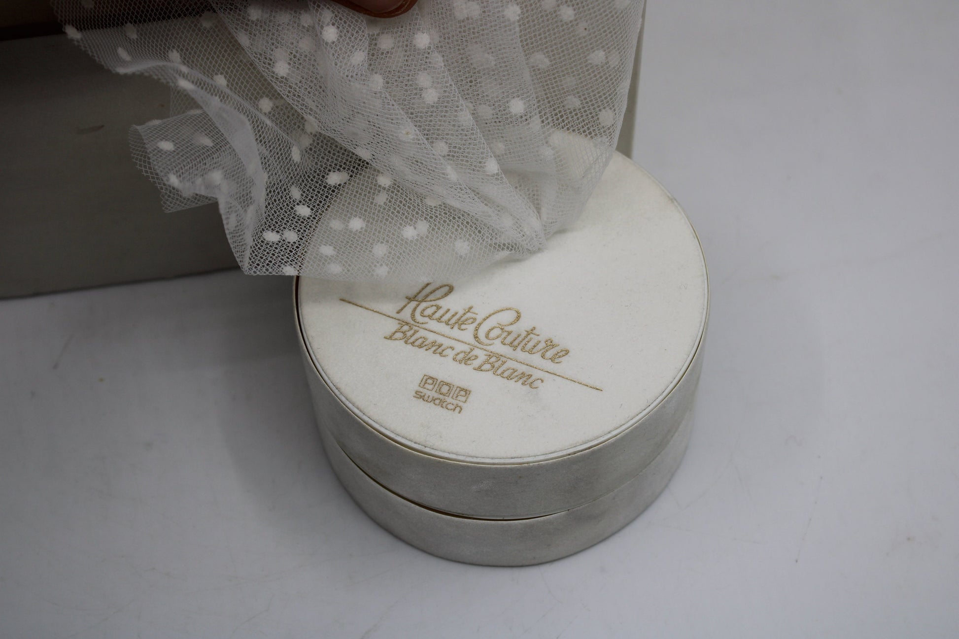 1988, Swatch, PopSwatch, Special 'Blanc de Blanc', PWBW104, NEW OLD STOCK, Never Used