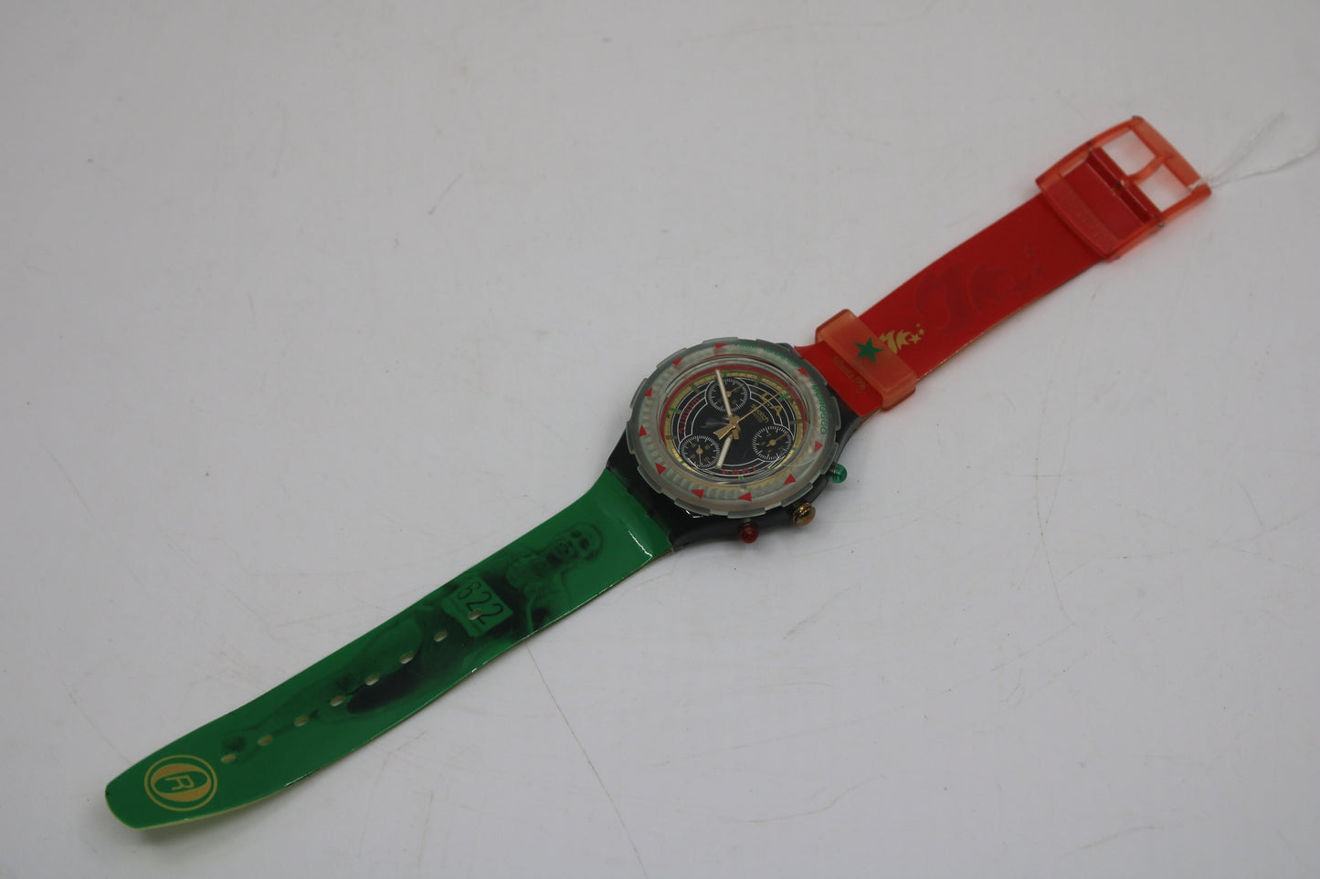 Vintage Swatch Olympic Scuba Aqua Chrono 'Said Aouita' SEZ101, New Old Stock, Never Used