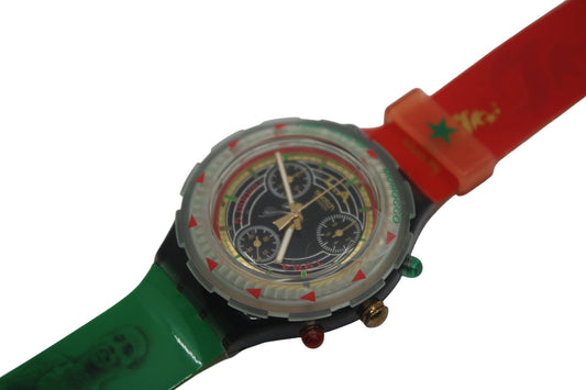 Vintage Swatch Olympic Scuba Aqua Chrono 'Said Aouita' SEZ101, New Old Stock, Never Used