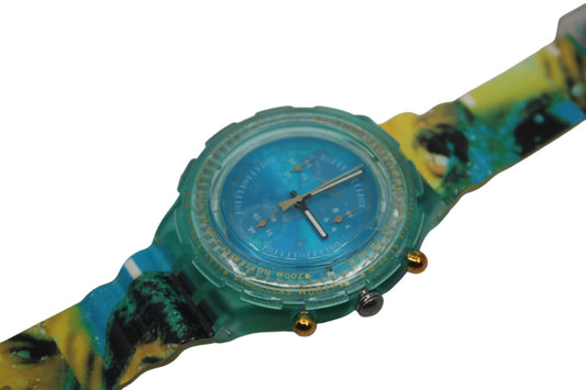 Vintage Swatch Aqua-Chrono Scuba 'Mark Spitz' SBZ103, New Old Stock, Never Worn