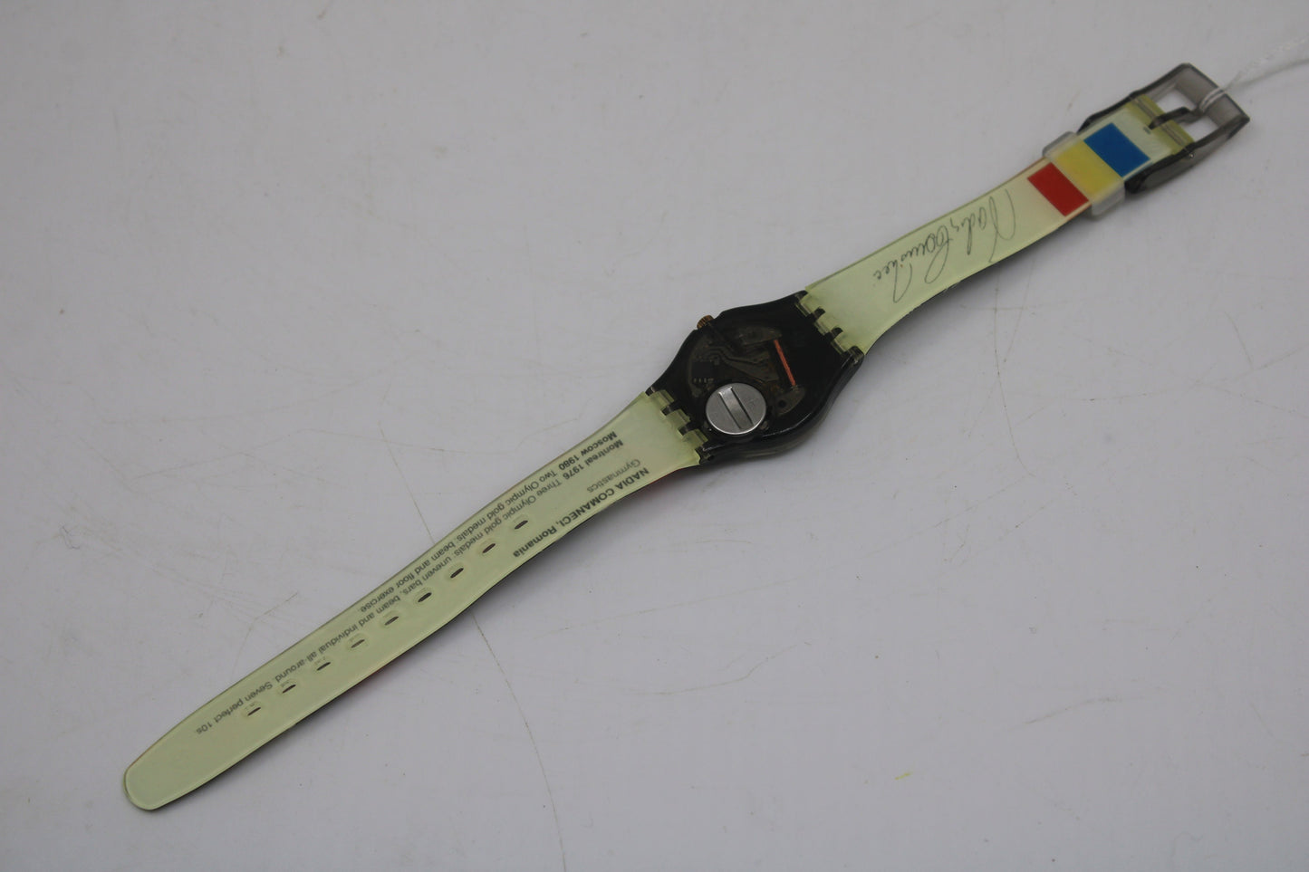 Vintage Ladies Olympic Swatch, 'Nadja Comaneci' LZ105, New Old Stock, Never Worn