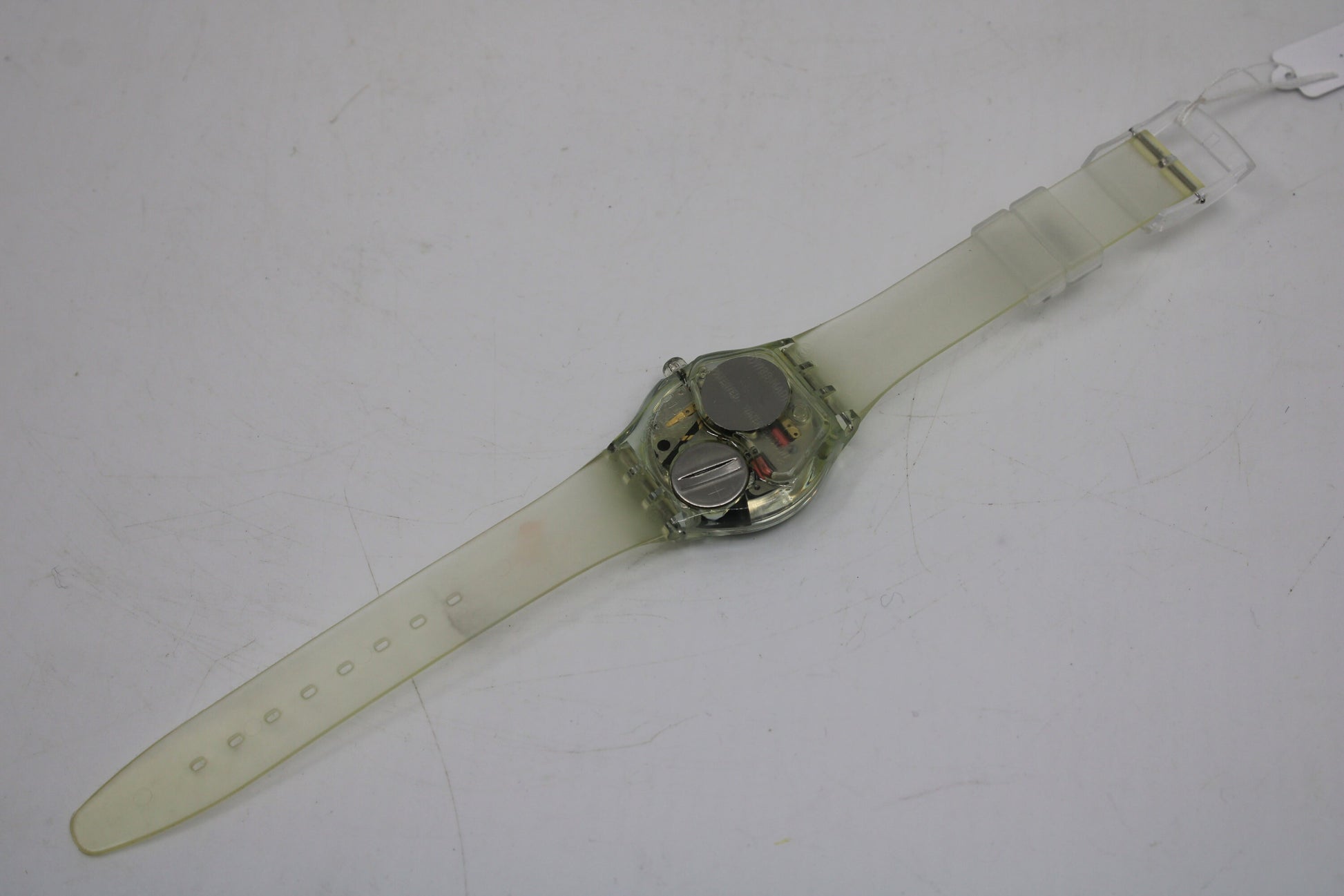 Vintage Olympic Musicall Swatch 'Katarina Witt' SLZ105, NEW OLD STOCK, working 100% with new Swatch strap