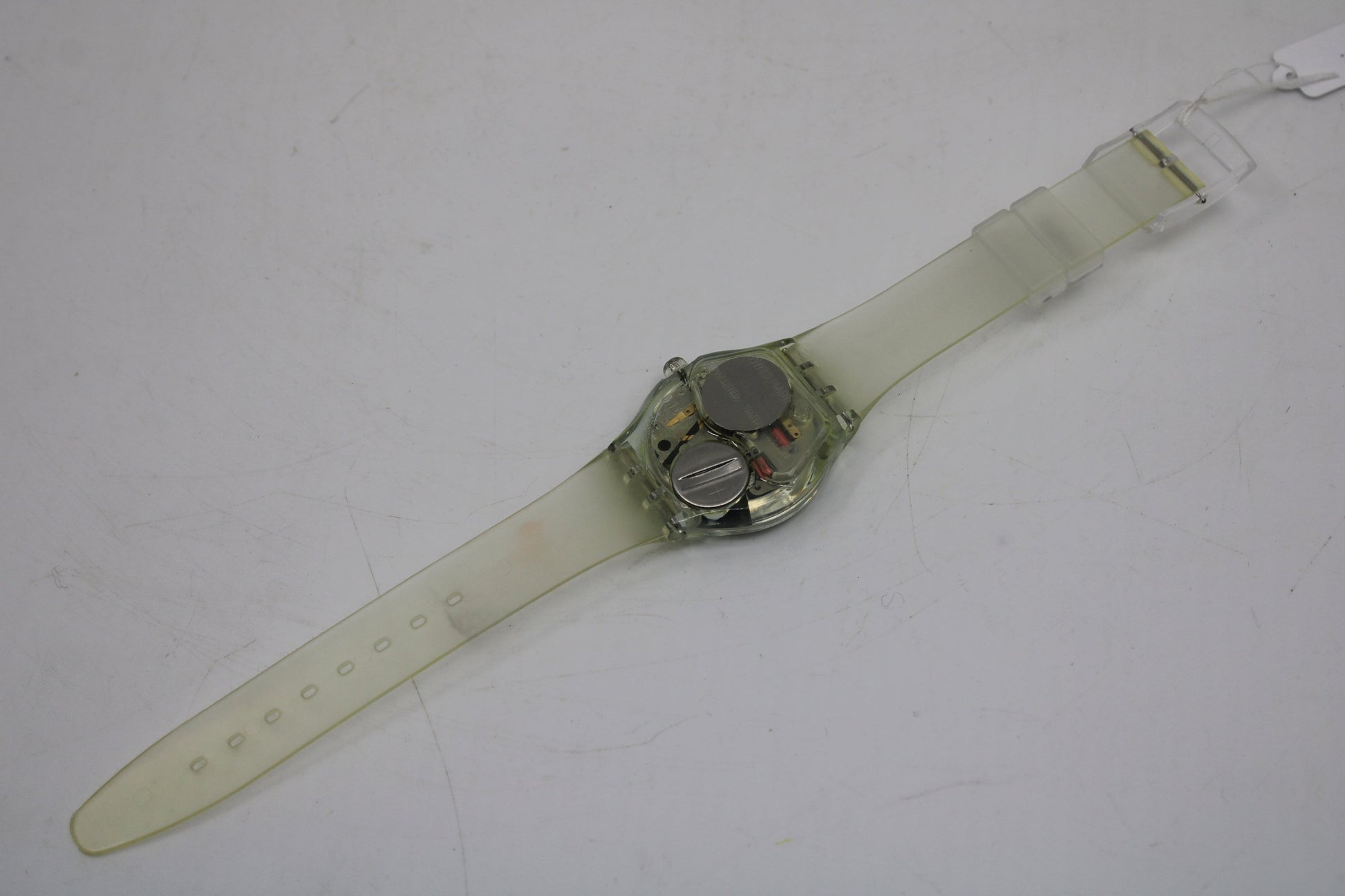 Vintage Olympic Musicall Swatch 'Katarina Witt' SLZ105, NEW OLD STOCK, working 100% with new Swatch strap