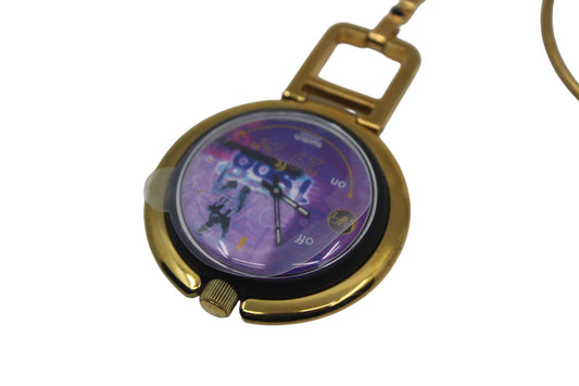 Swatch, PopSwatch, 'Bob Beamon', PUZ100, NEW OLD STOCK, Never Used, Alarm Clock