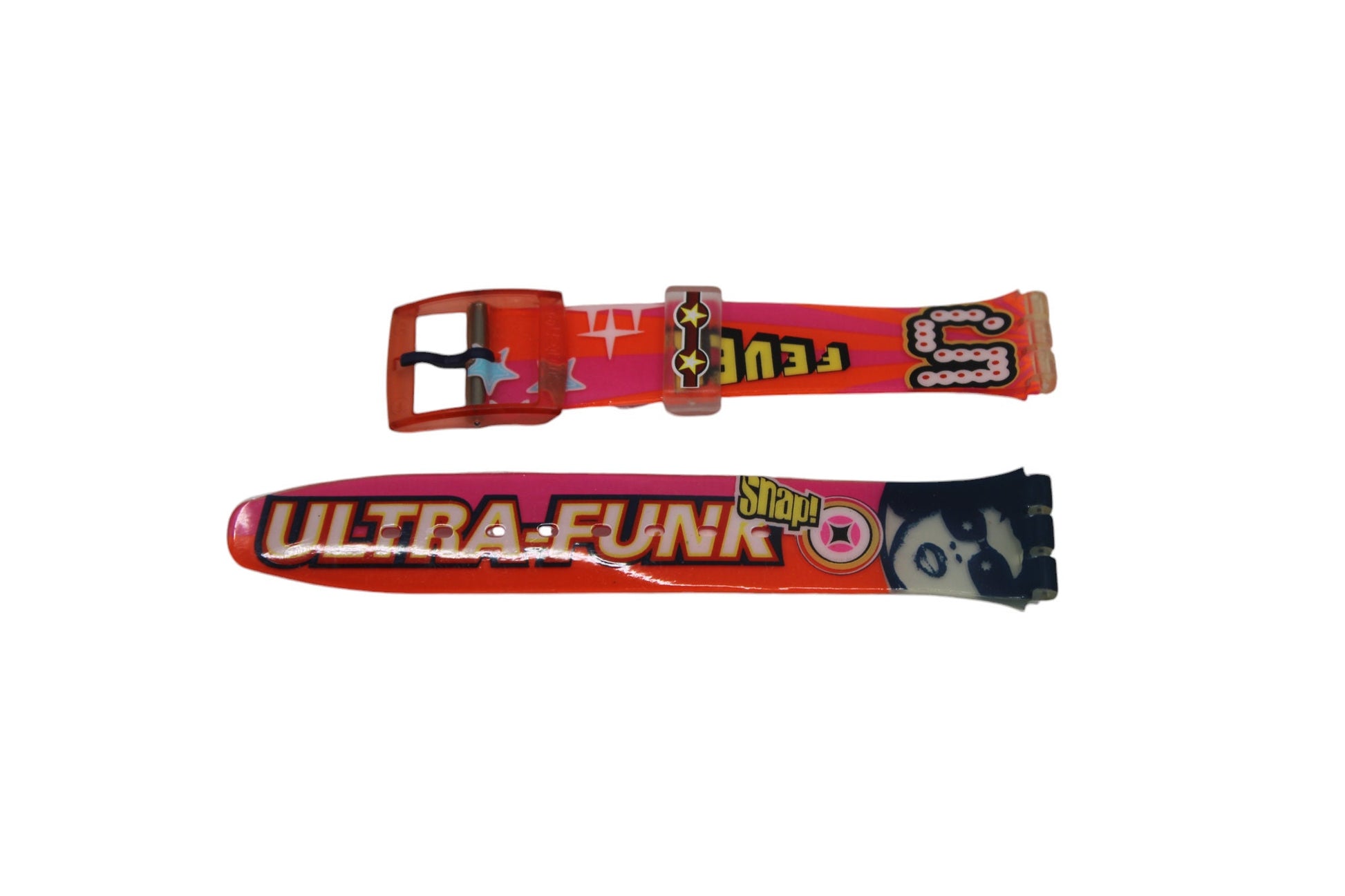 Vintage Swatch Strap, 'Ultra Funk', GR138, 17mm, Gents, New Old Stock