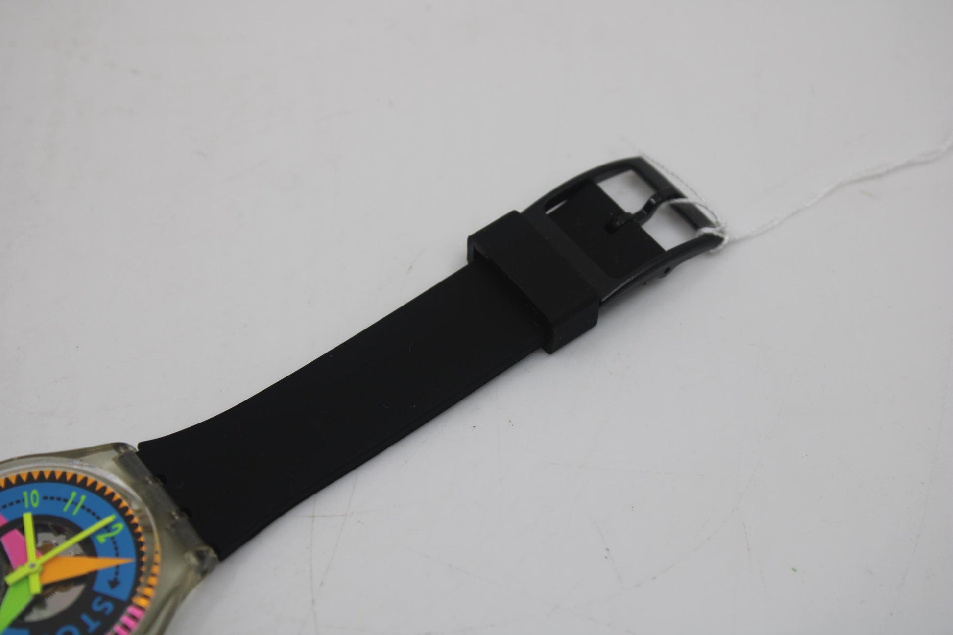 1994 Vintage Gents Stop Swatch 'Vitesse' SSK106, in good condition, working 100% with non-original strap