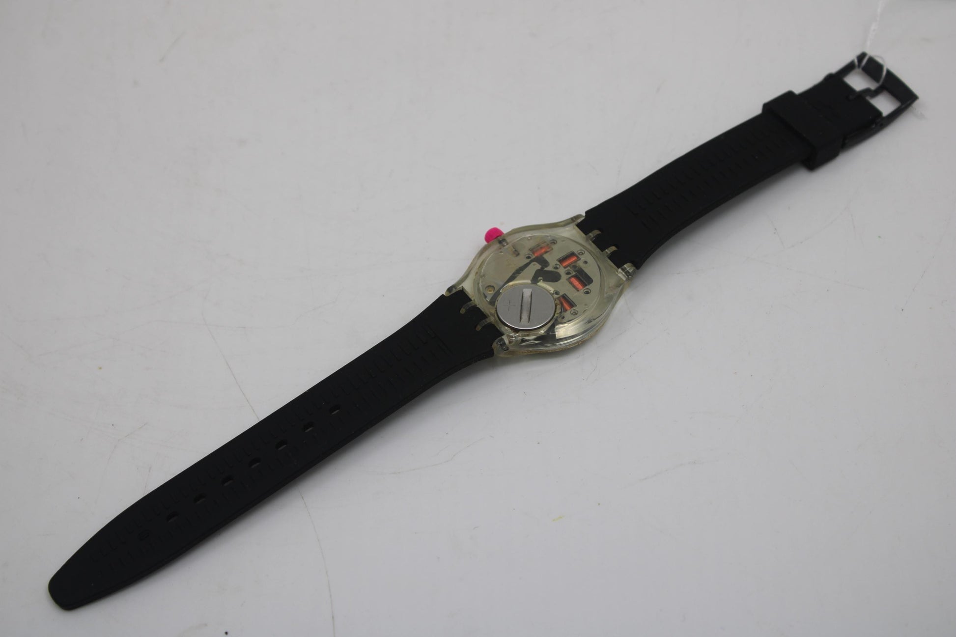 1994 Vintage Gents Stop Swatch 'Vitesse' SSK106, in good condition, working 100% with non-original strap