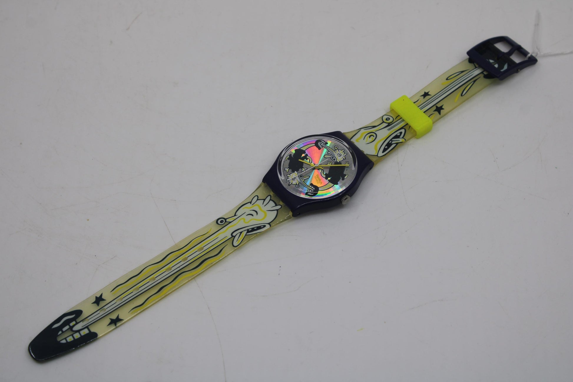 Swatch, Gents, 'Twitch Twins', GN168, Near MINT, very good Condition, 100% working, original undamaged strap