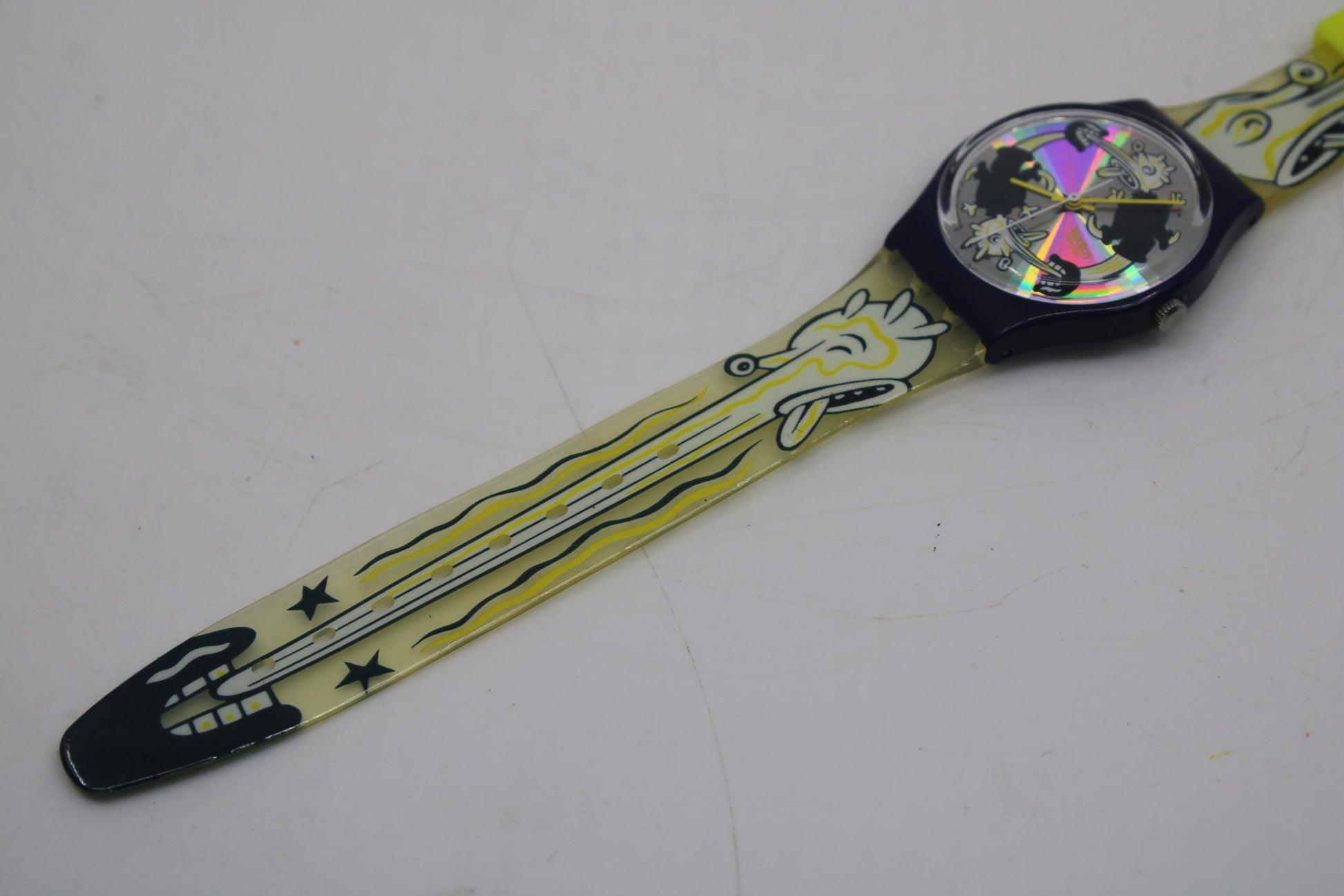 Swatch, Gents, 'Twitch Twins', GN168, Near MINT, very good Condition, 100% working, original undamaged strap