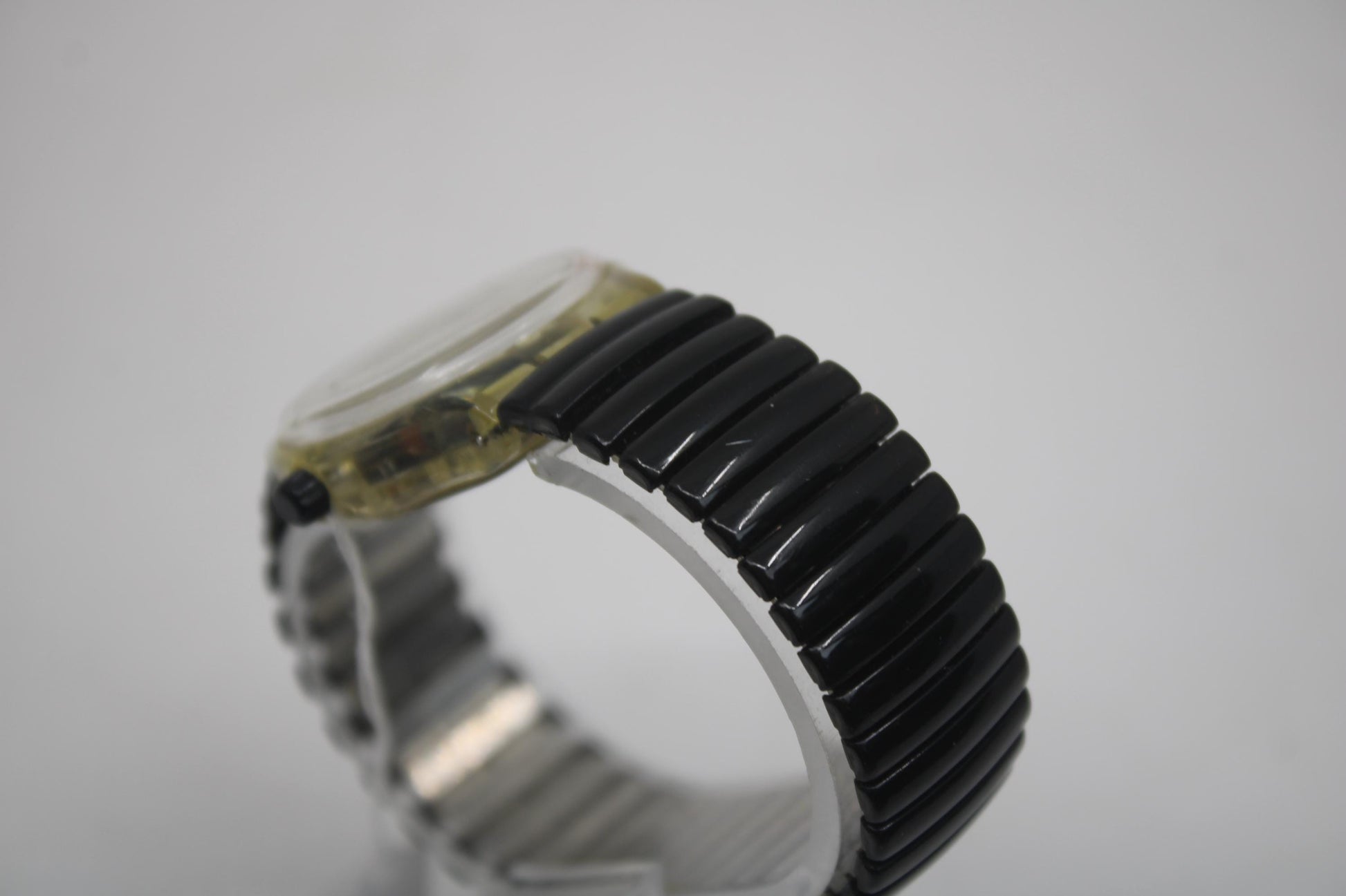 1997 Vintage Musicall Gents Swatch 'Time to Cook' SLK114, by Peter Gabriel, in good condition, working 100%, non-original strap