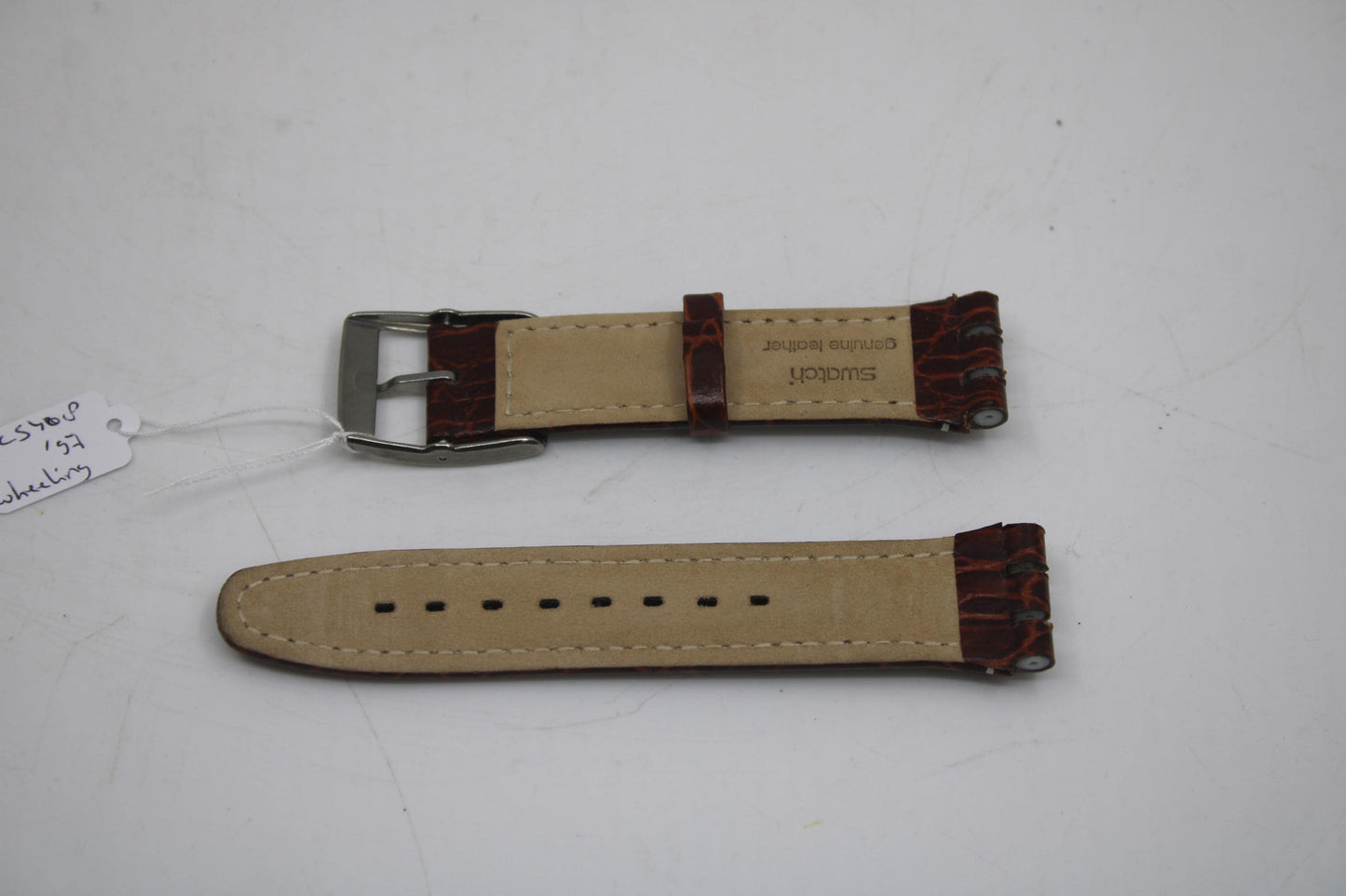 Vintage Swatch Irony Strap, 'Wheeling', YCS408, 19mm, NEW OLD STOCK, Never Used