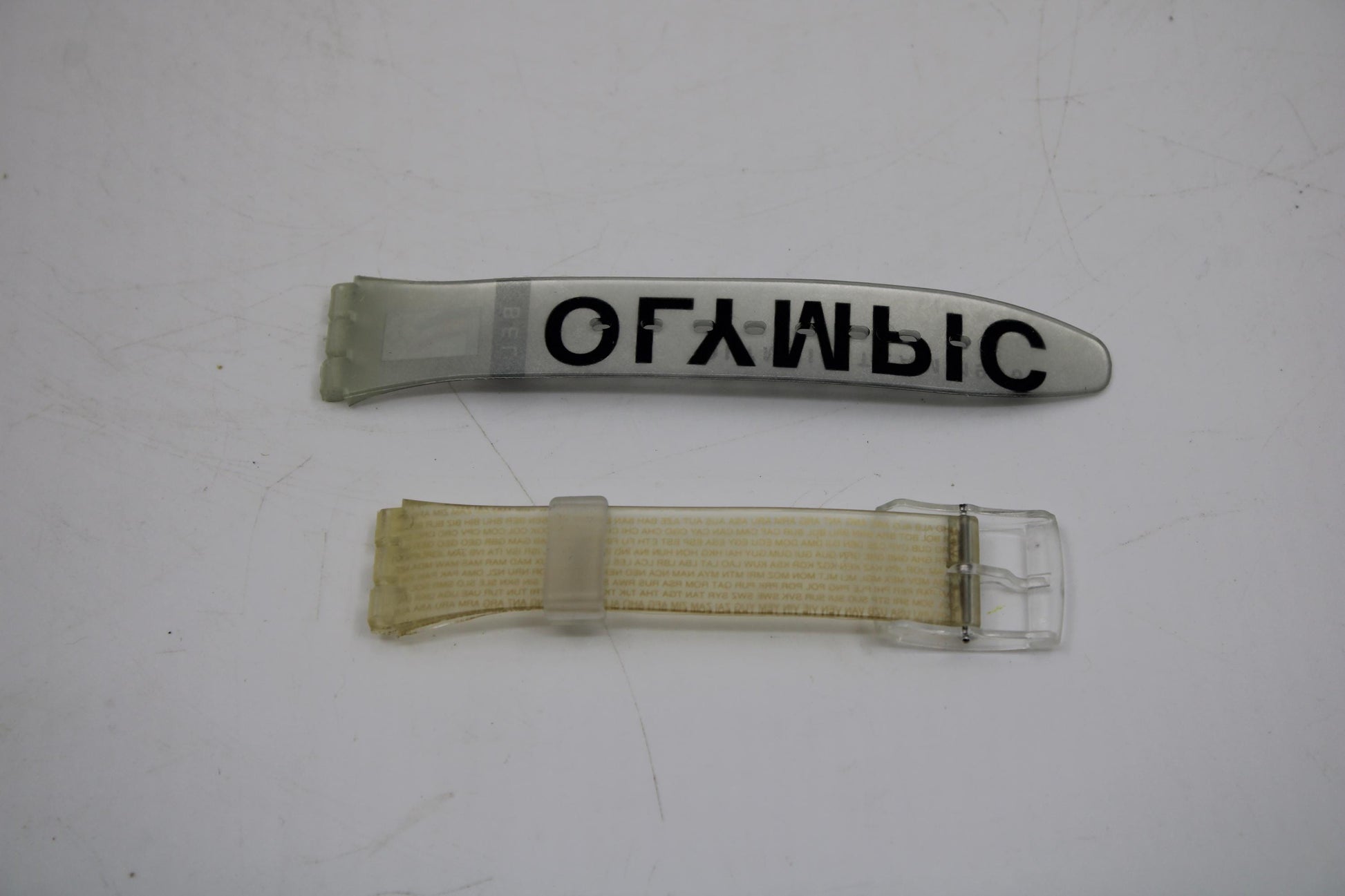 1996, Vintage Swatch Strap, 'Olympic Team Belgium', GZ150, 17mm, Gents, New Old Stock