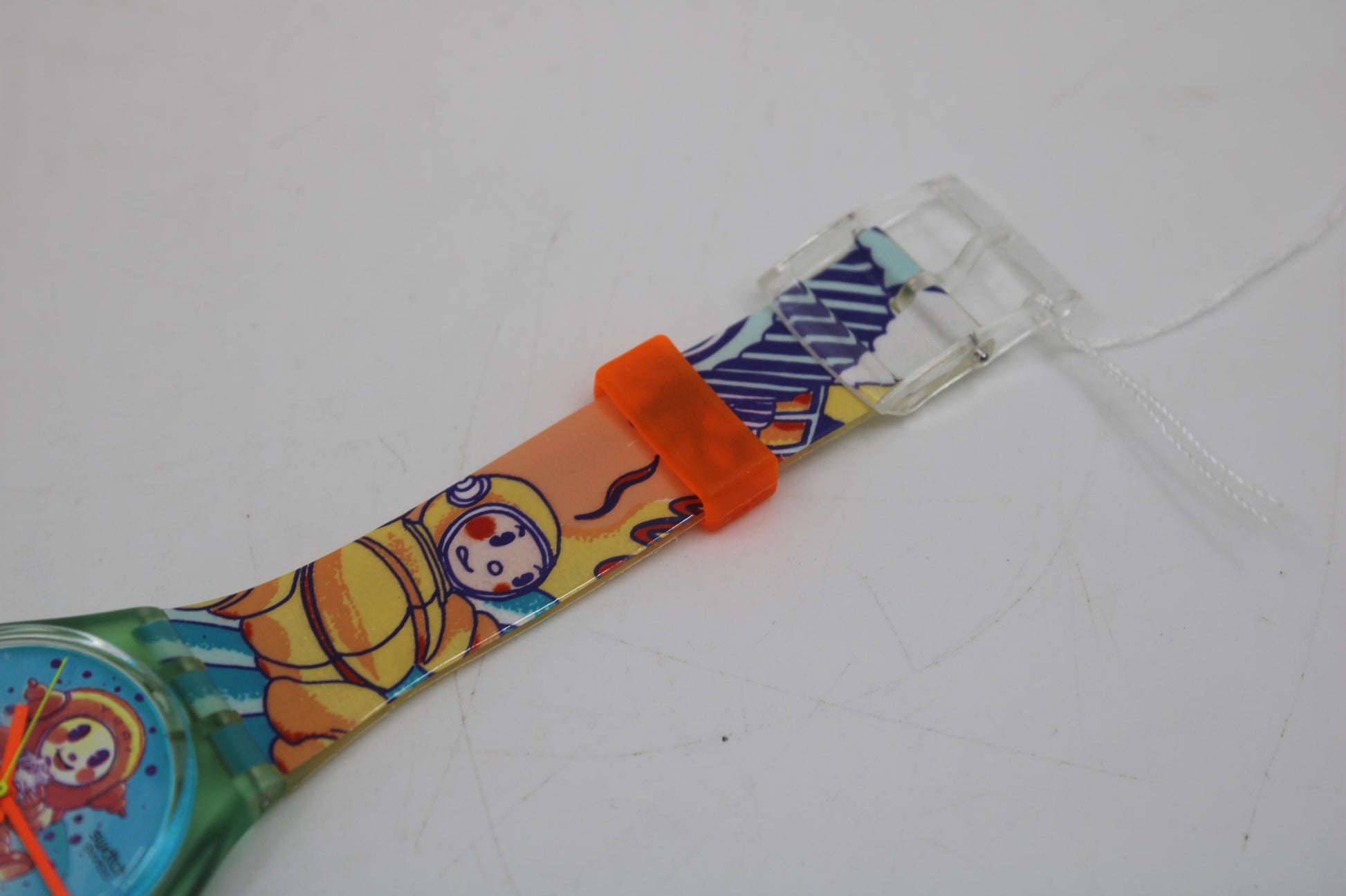 1992 Vintage Gents Swatch 'Yuri' GG118, new old stock, never worn, working 100%, original strap