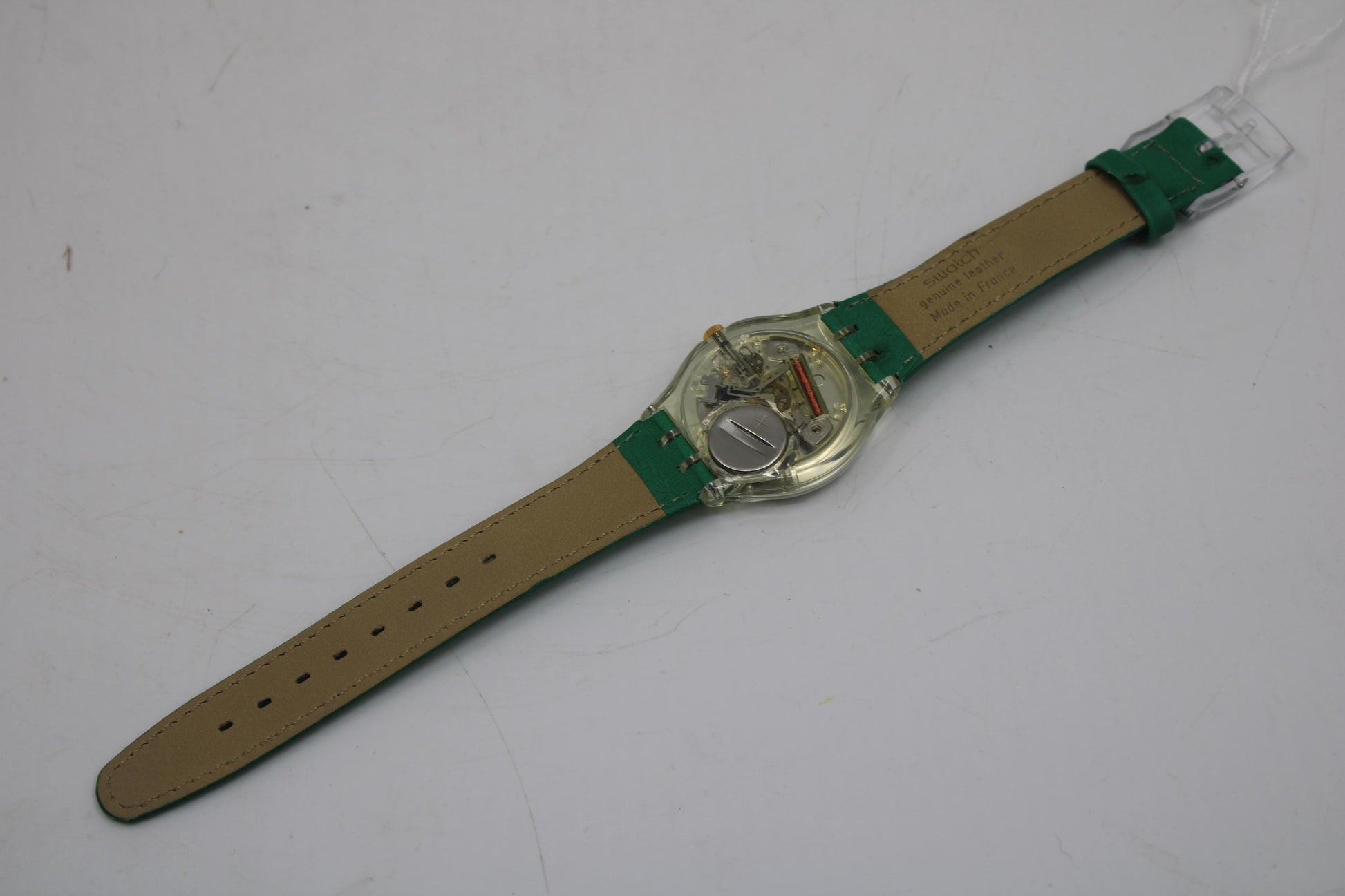 1993 Vintage Gents Swatch 'Spades' GK152, NEW OLD STOCK, Never Worn, working 100% with original strap