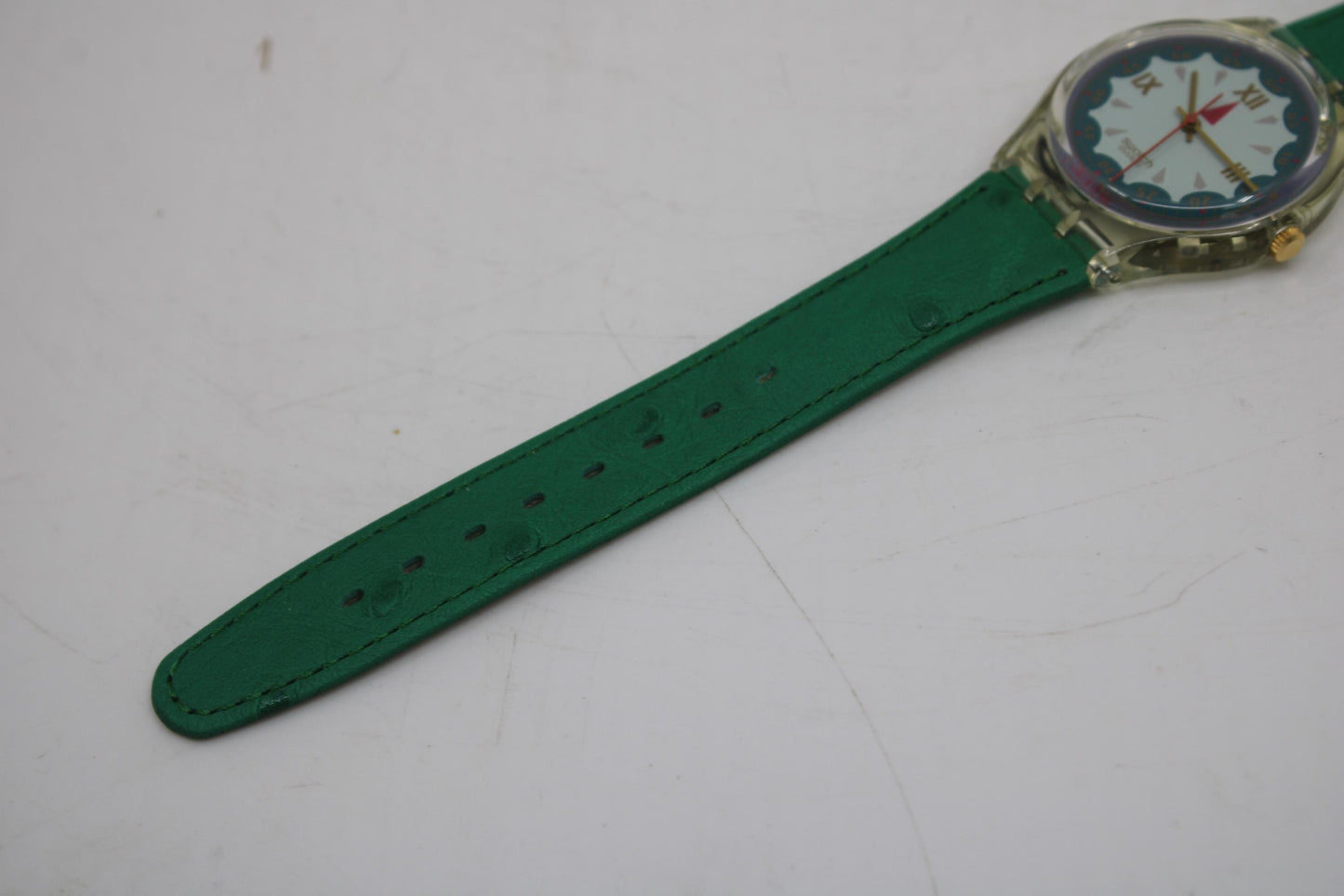 1993 Vintage Gents Swatch 'Spades' GK152, NEW OLD STOCK, Never Worn, working 100% with original strap