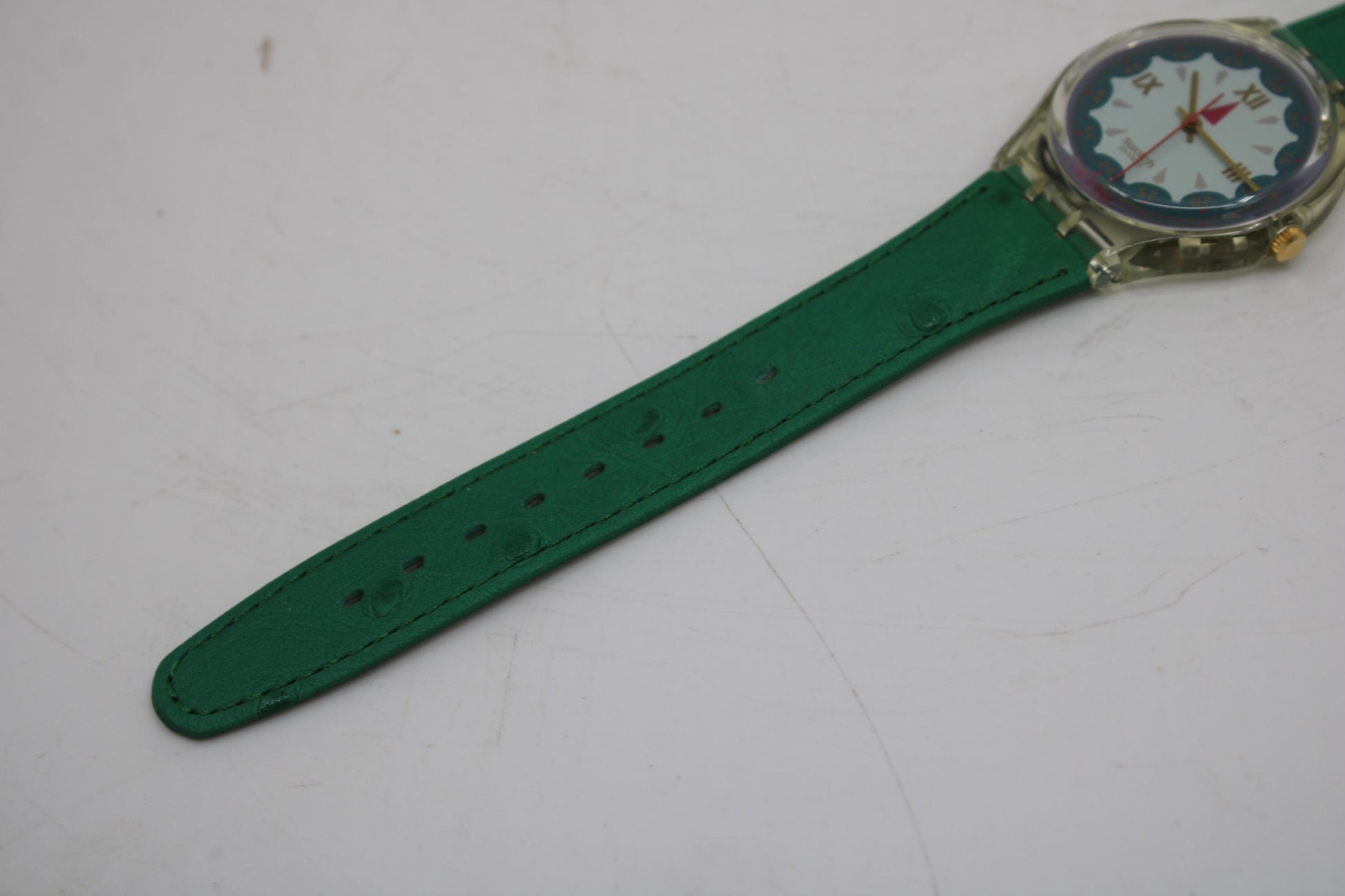 1993 Vintage Gents Swatch 'Spades' GK152, NEW OLD STOCK, Never Worn, working 100% with original strap