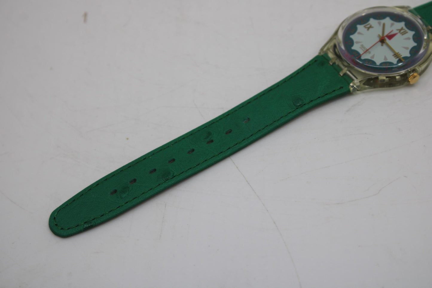 1993 Vintage Gents Swatch 'Spades' GK152, NEW OLD STOCK, Never Worn, working 100% with original strap