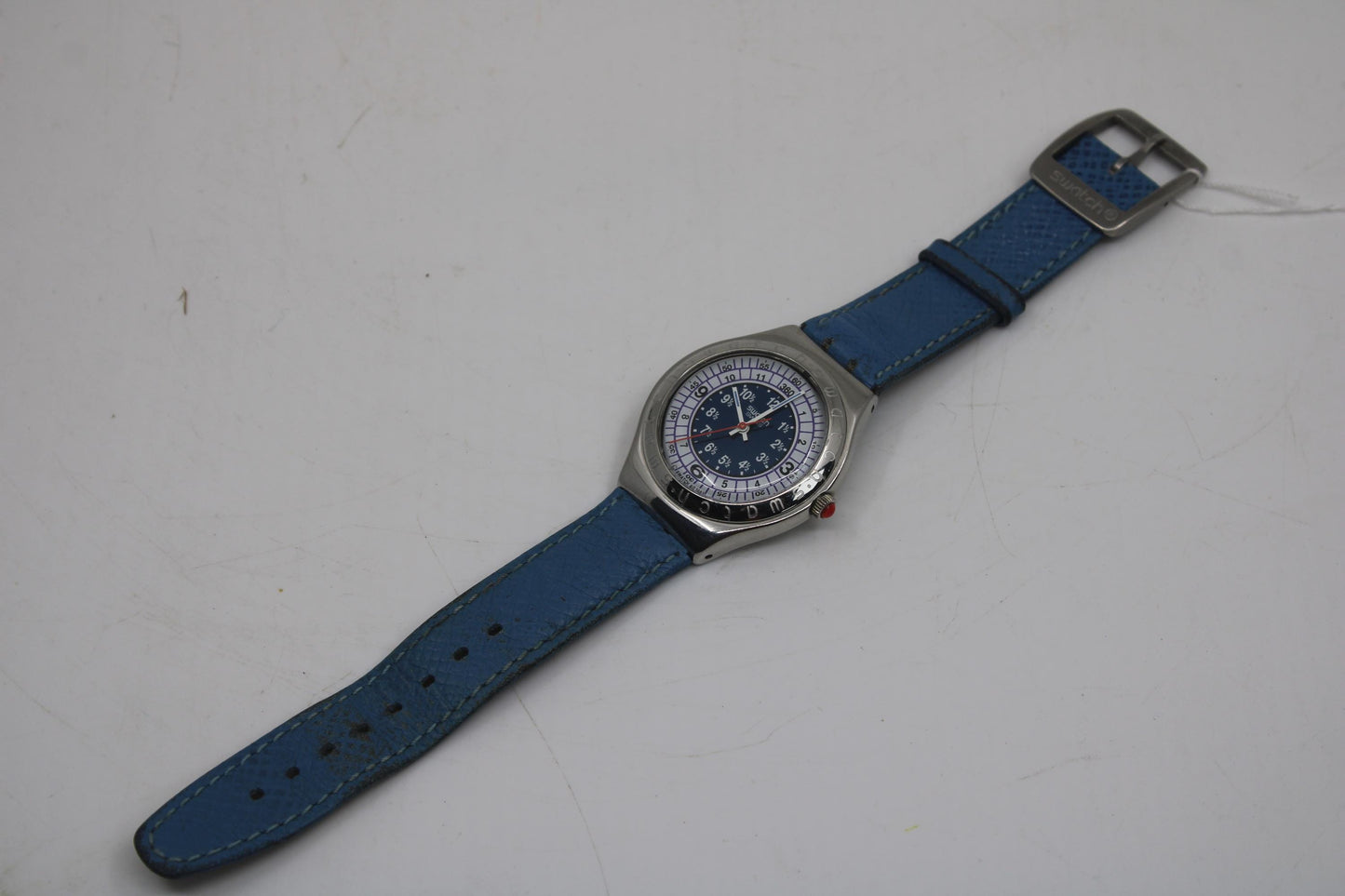 1994, Swatch Irony, 'Ocean Storm' YGS103, No Box, Original Strap, Working 100%, Beautiful, Nice Used Condition