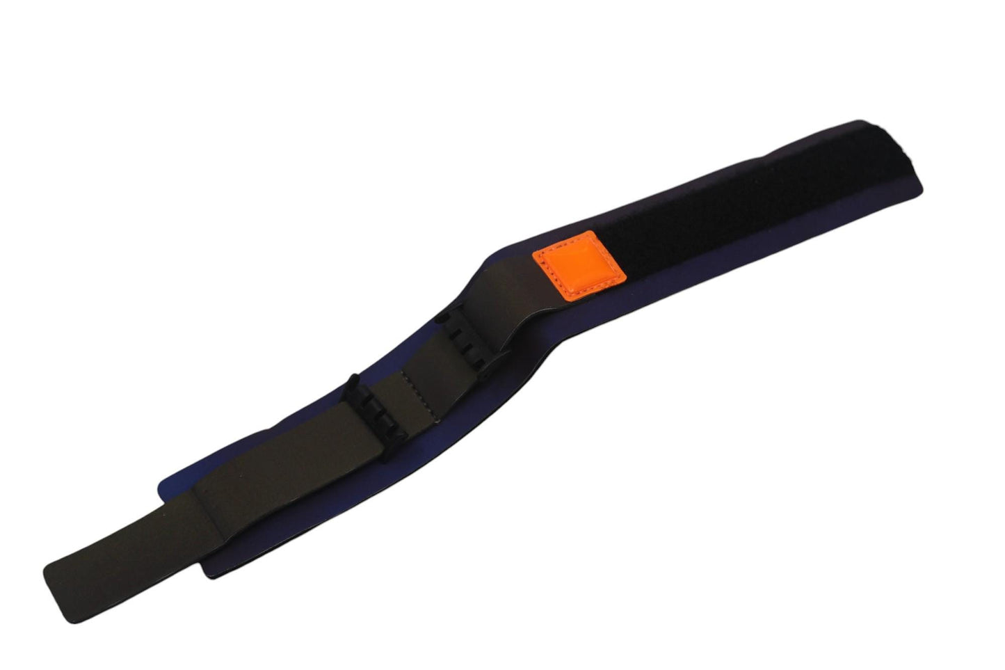 NEW OLD STOCK 17mm Swatch Hook & Loop strap, Blue and Black, SDM903