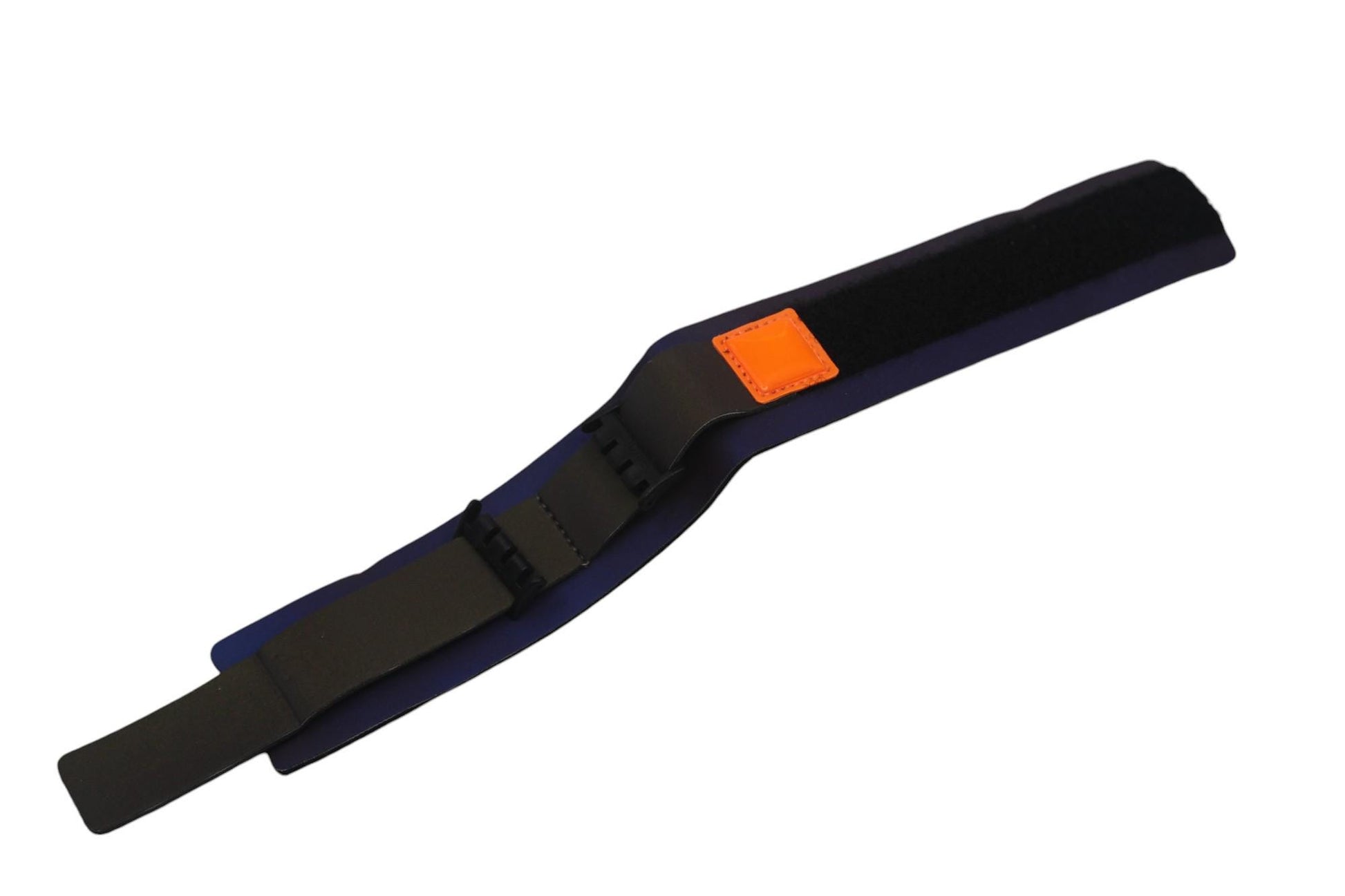 NEW OLD STOCK 17mm Swatch Hook & Loop strap, Blue and Black, SDM903