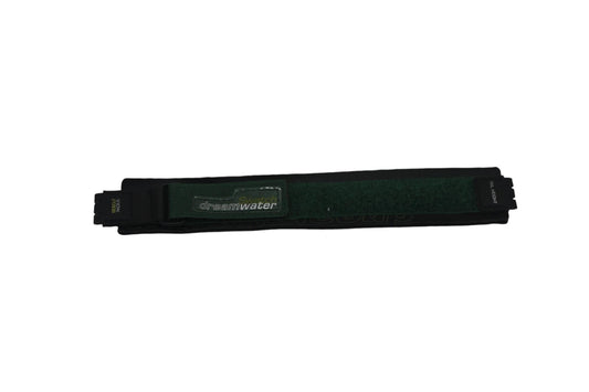 NEW OLD STOCK 17mm Swatch Hook & Loop strap, Green and Black, SDB113