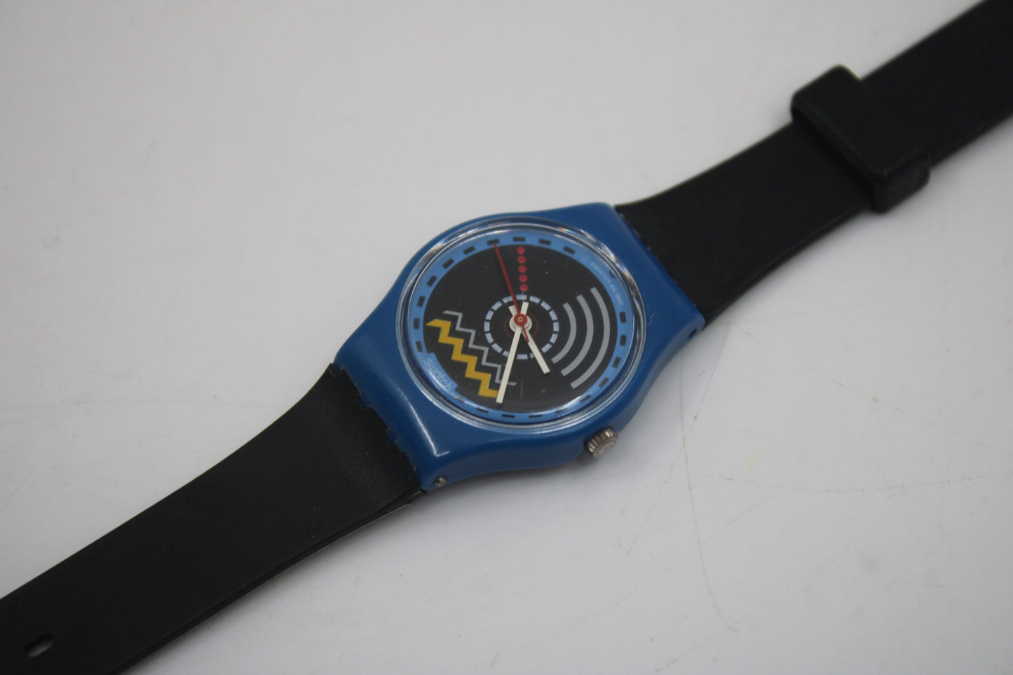 Swatch, Ladies, 1986, 'Running Water', LS103, Near Mint, working 100%