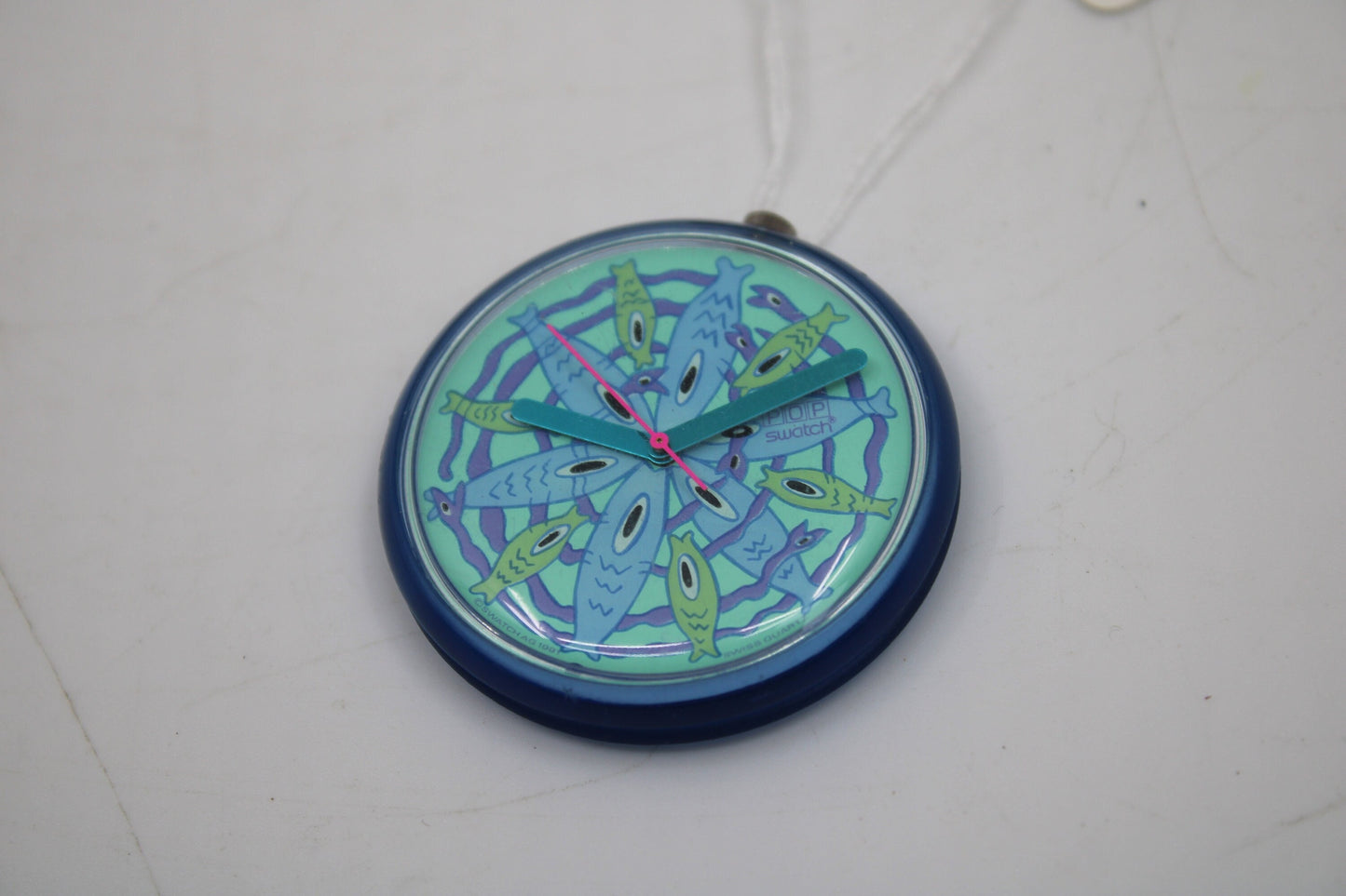 1992, Swatch, PopSwatch, 'Blub Blub', PWN106, NO strap and NO popring, working 100%, BRANDNEW, Never Worn, Shop Dummy, Read description