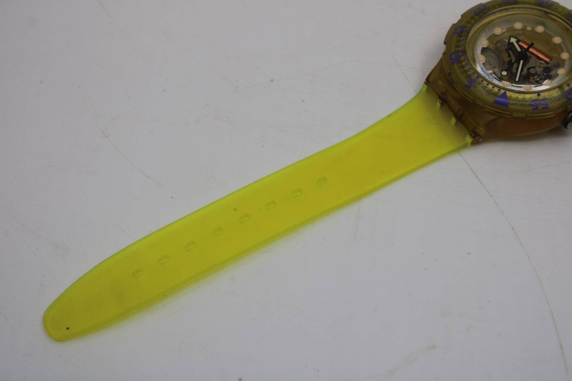 1992 Vintage Swatch Scuba 'Jelly Bubbles' SDK104, nice, used condition, working 100%