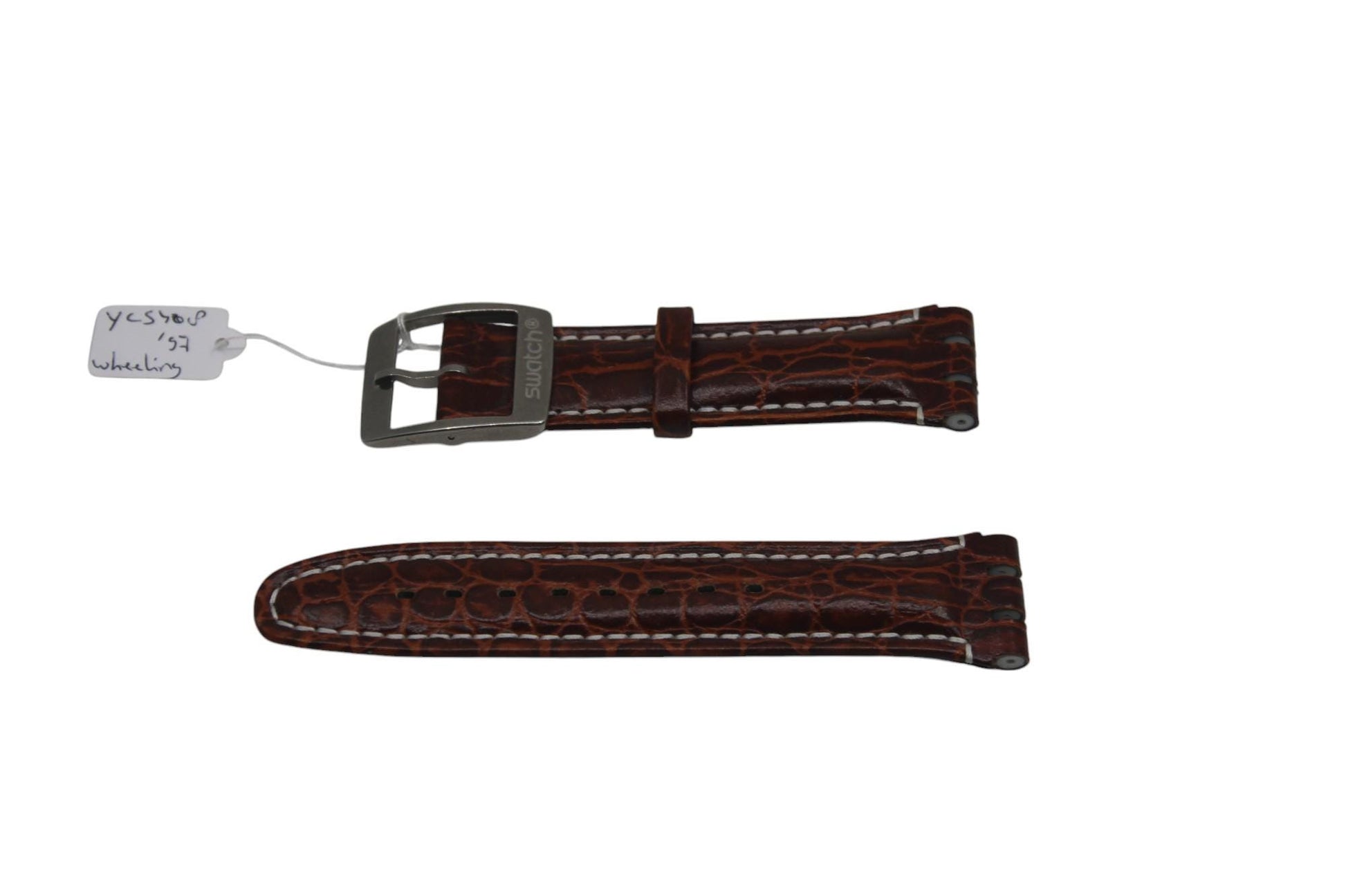 Vintage Swatch Irony Strap, 'Wheeling', YCS408, 19mm, NEW OLD STOCK, Never Used