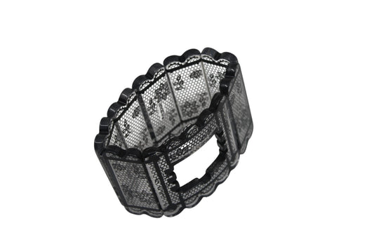 Vintage Square Swatch Strap, 'Night Lace', SUBK153A, NEW OLD STOCK, Never Used